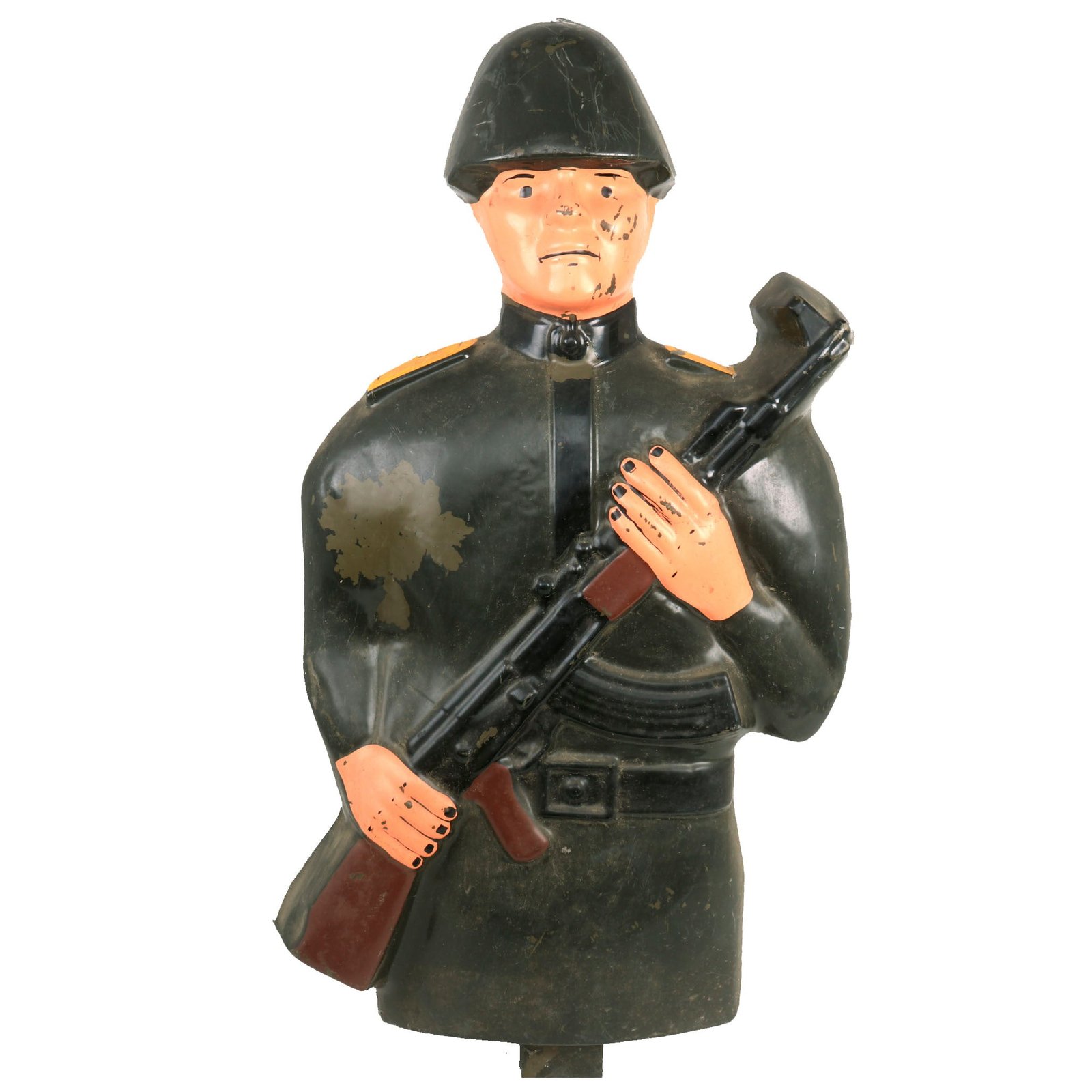 Buy Original Cold War Era East German Plastic “Ivan” Style 3D Rifle Target | Original Firearms Antique For Sale