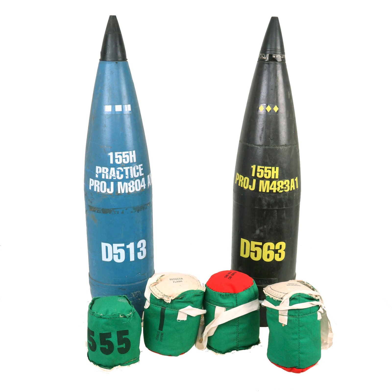Buy Original U.S. Vietnam War Era Pair of Fort Sill Oklahoma Large Size Artillery Training Aids with Four Flash Reducers - Training Support Center | Original Firearms Antique For Sale
