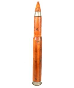 Buy Original WWII U.S. Navy Gun 3 Inch Wooden MK6 Drill Round with Wooden Dummy Fuse - Dated 1944 | Original Firearms Antique For Sale