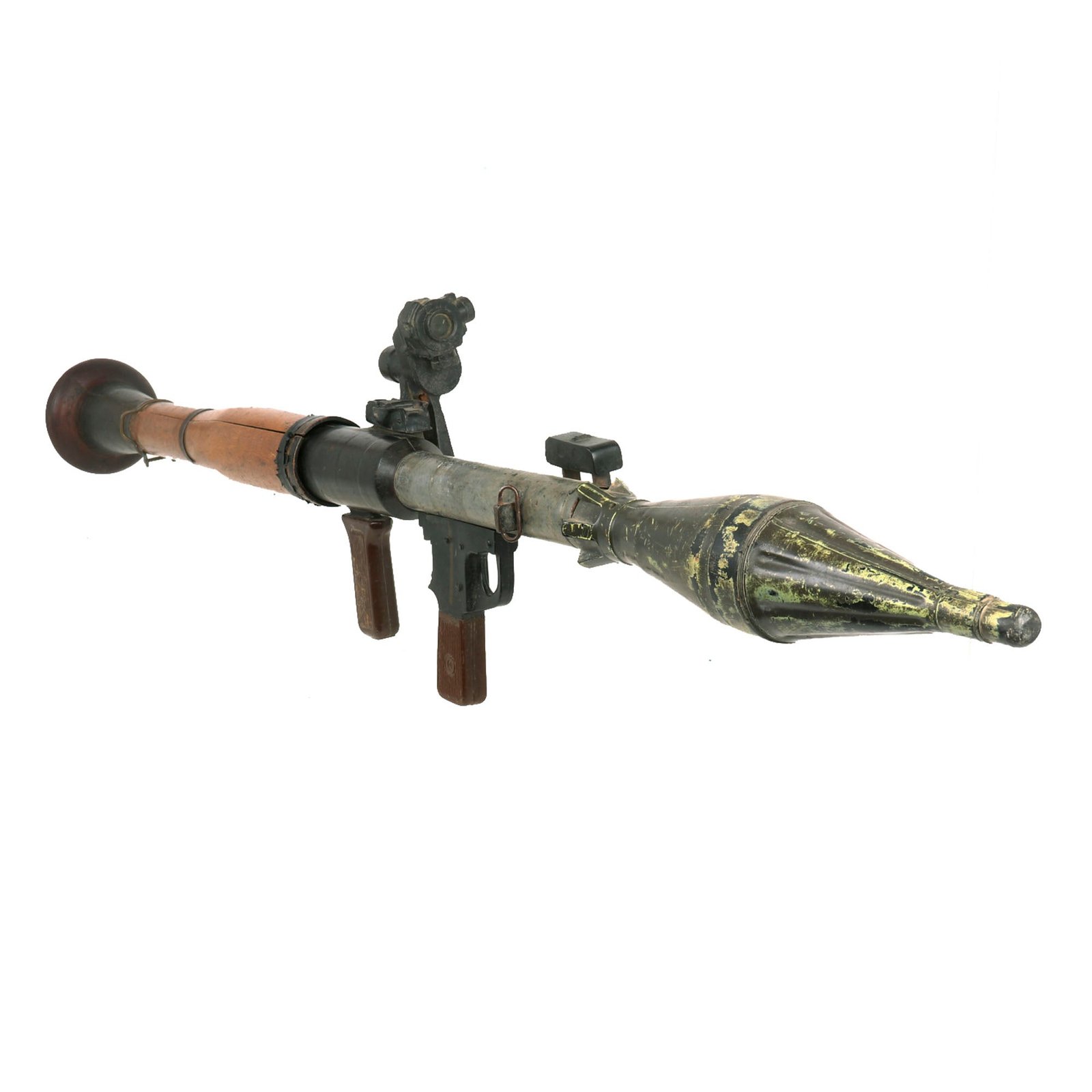 Buy Original U.S. Vietnam Era Rubber Training Aid Russian RPG-7B Rocket Propelled Grenade Launcher - Inert | Original Firearms Antique For Sale