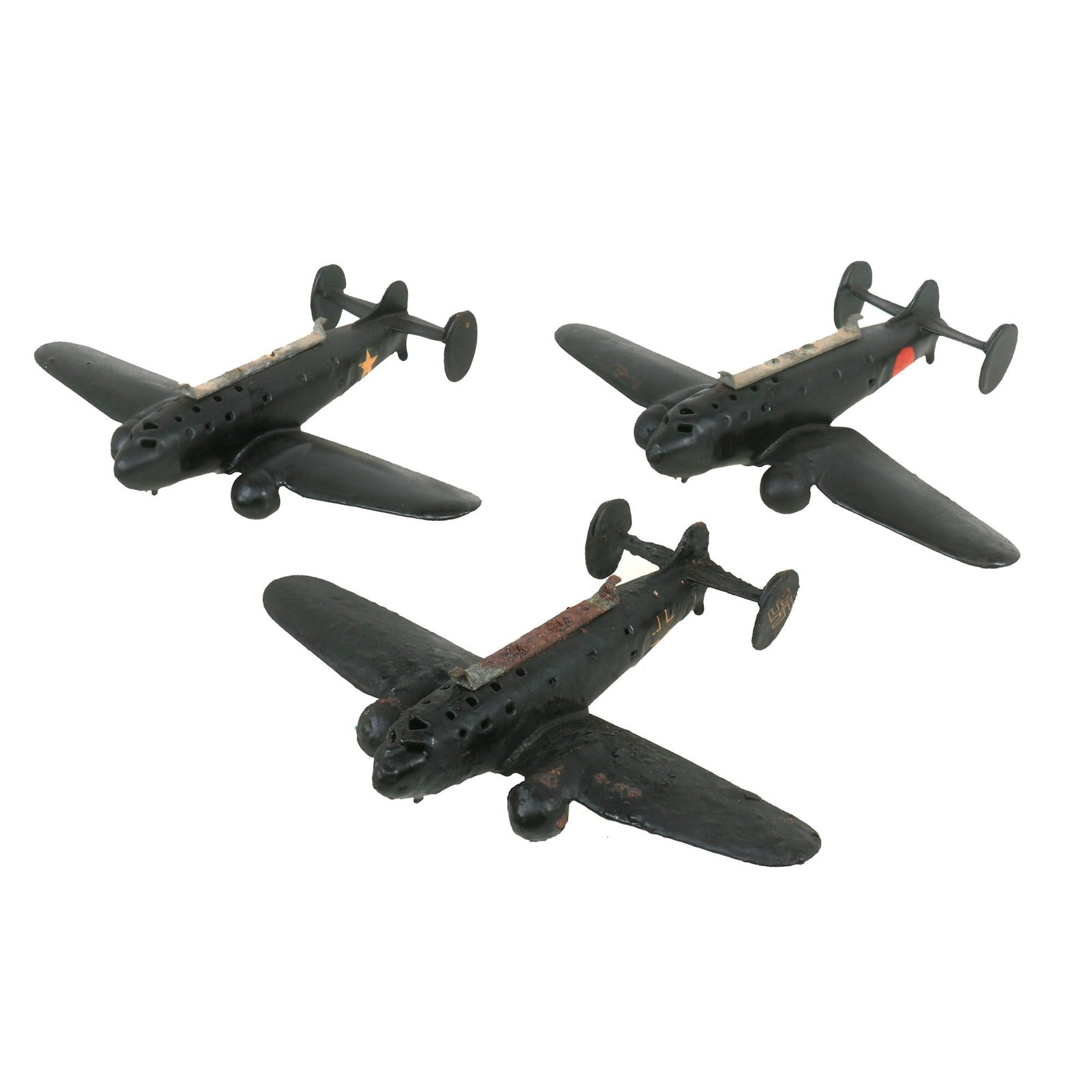 Buy Original U.S. WWII American, German and Japanese Recognition Model Airplanes - Lot of 3 | Original Firearms Antique For Sale