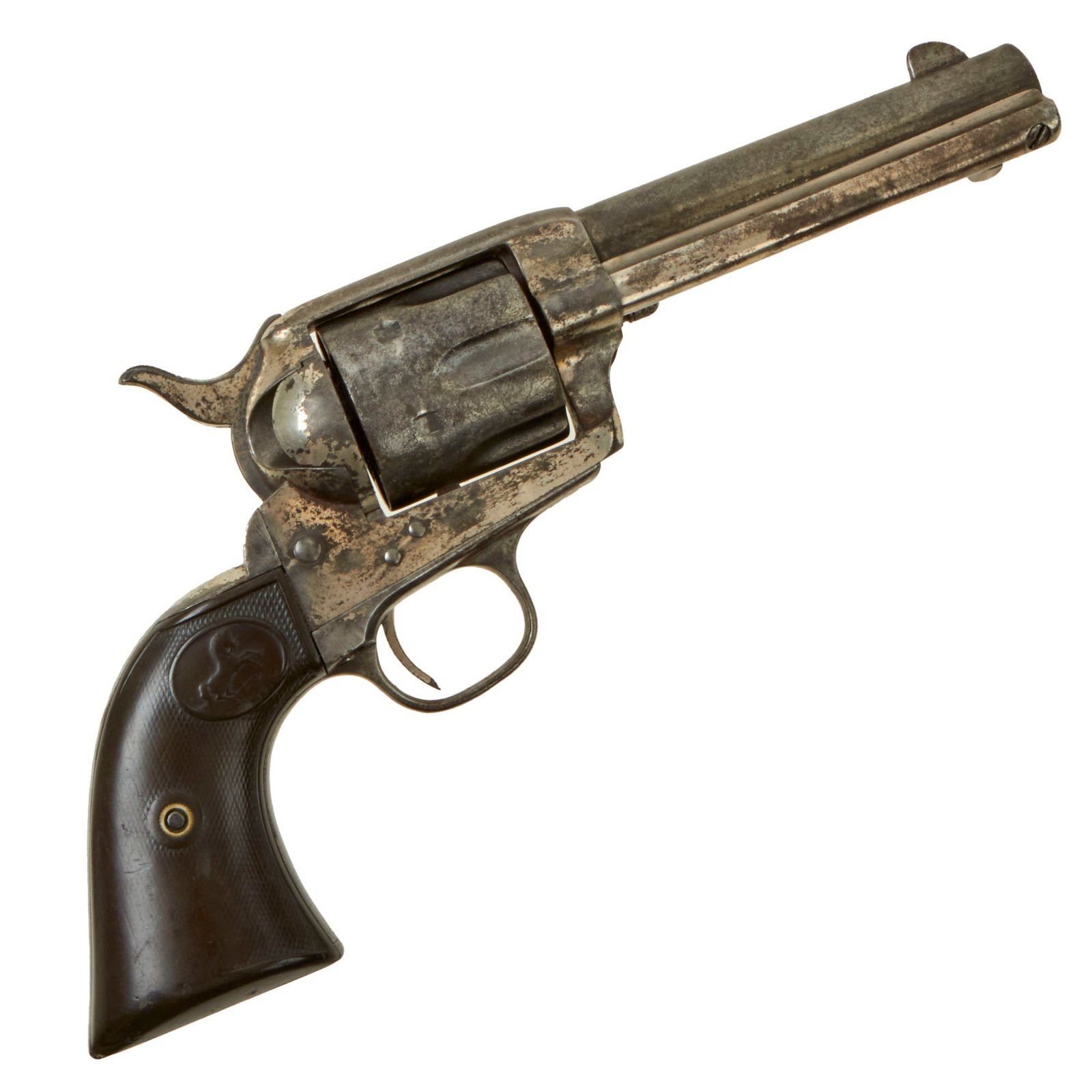 Buy Original U.S. Colt .45cal Single Action Army Revolver made in 1895 with 4 ¾" Barrel & Factory Letter - Matching Serial 159191 | Original Firearms Antique For Sale