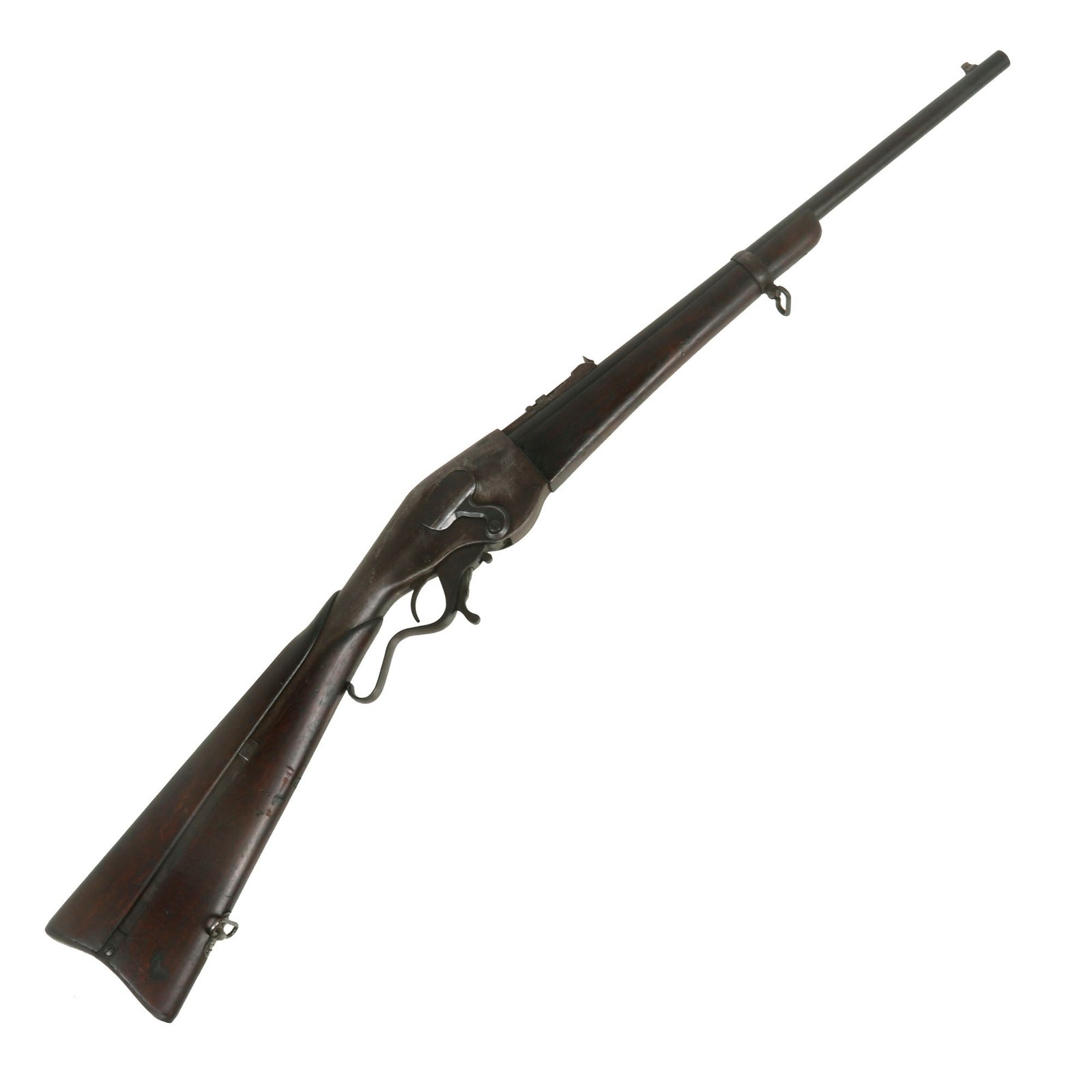 Buy Original U.S. Evans 1877 New Model .44 Caliber Repeating Carbine Serial L 335 - 28 Round Magazine | Original Firearms Antique For Sale