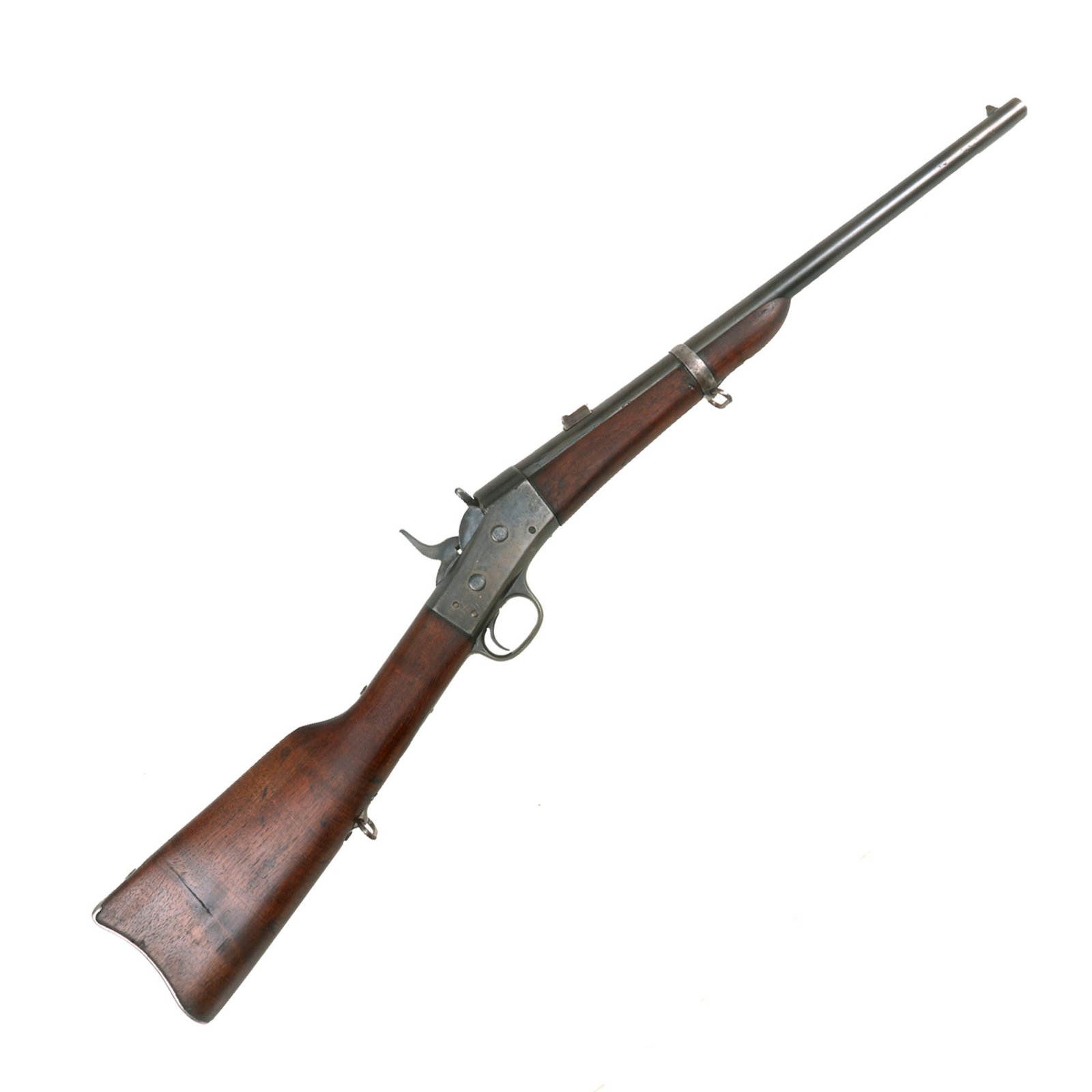 Buy Original U.S. Remington Rolling Block Saddle Ring Carbine in .43 Spanish - Markings Worn Away | Original Firearms Antique For Sale