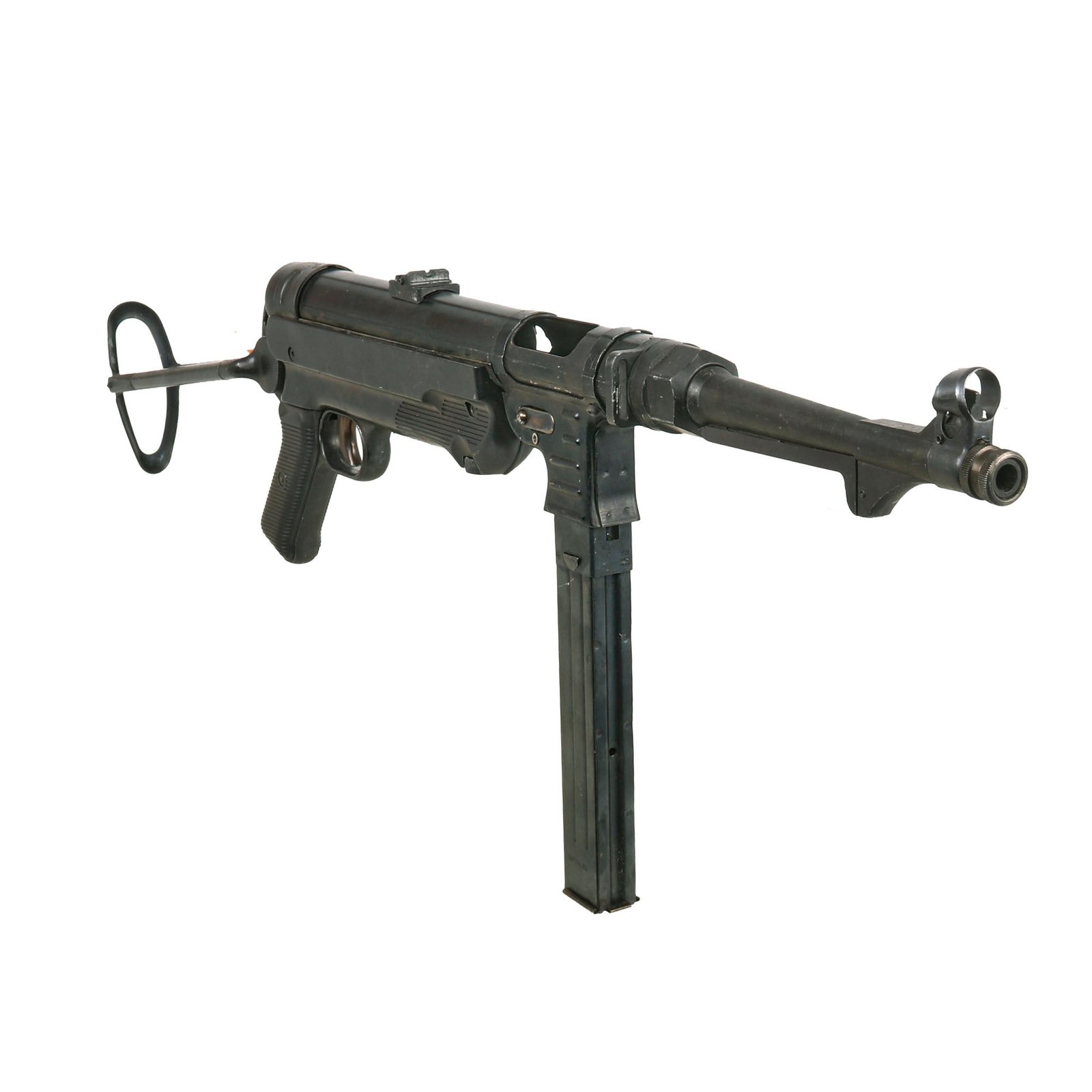 Buy German WWII Replica MP 40 Cap Plug Firing Submachine Gun by MGC Japan | Original Firearms Antique For Sale