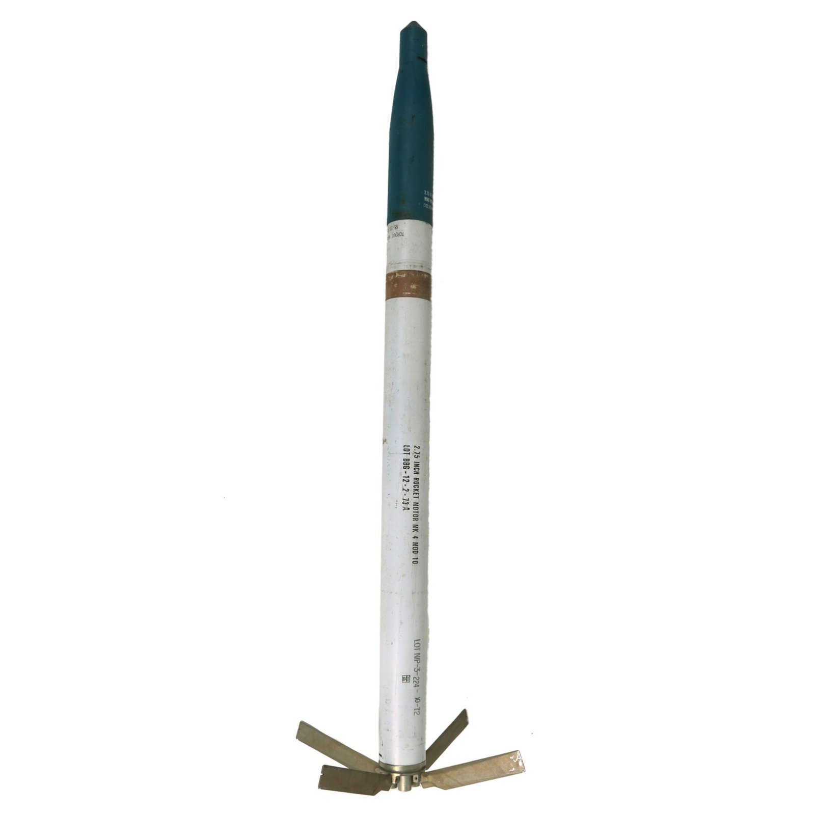 Buy Original U.S. Vietnam War 2.75” Hydra 70 Aerial Practice Rocket with Mk 66 Motor - Inert | Original Firearms Antique For Sale