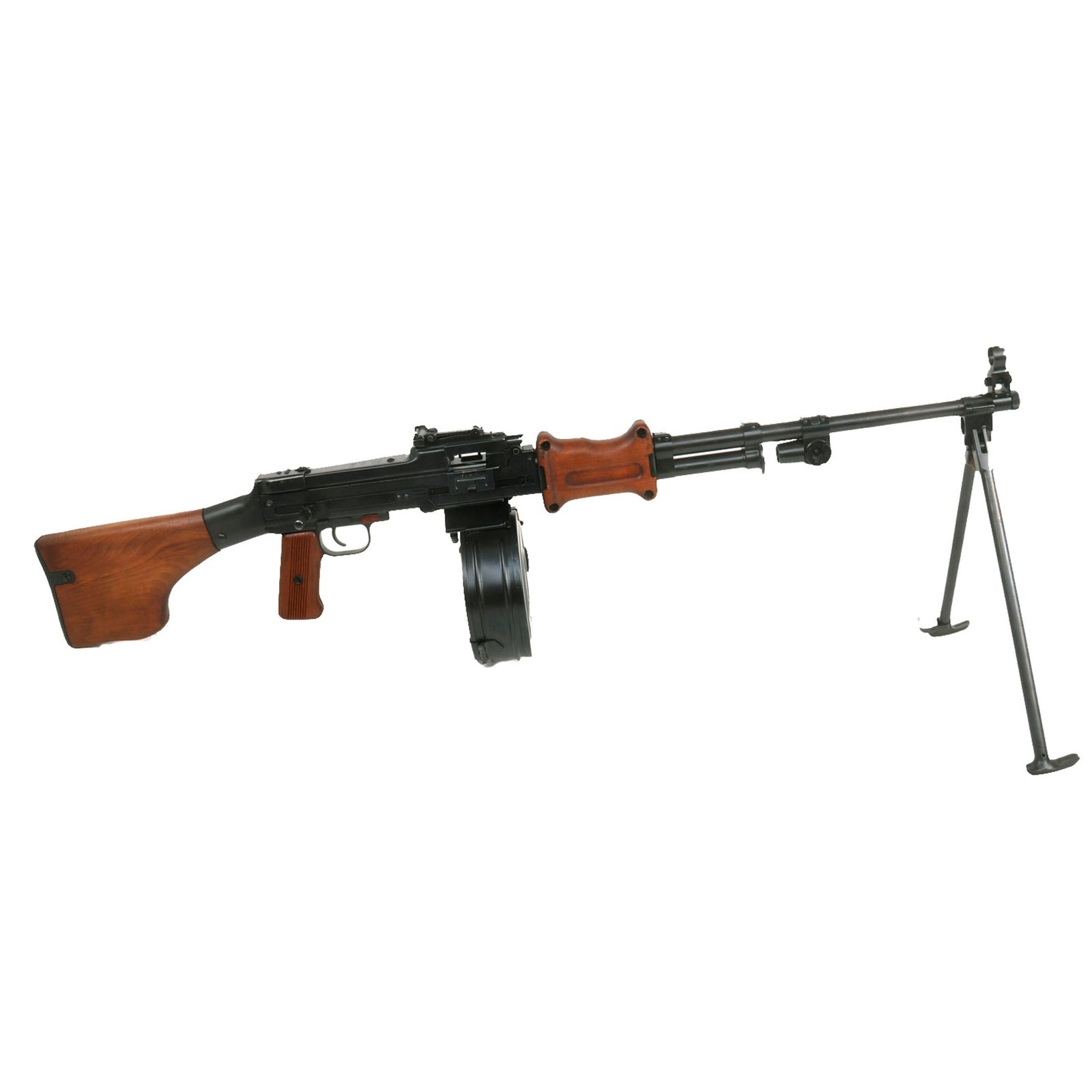 Buy Original Soviet RPD 44 7.62mm Display Light Machine Gun Serial ZB1117 with Belt Drum and Belt - Dated 1959 | Original Firearms Antique For Sale