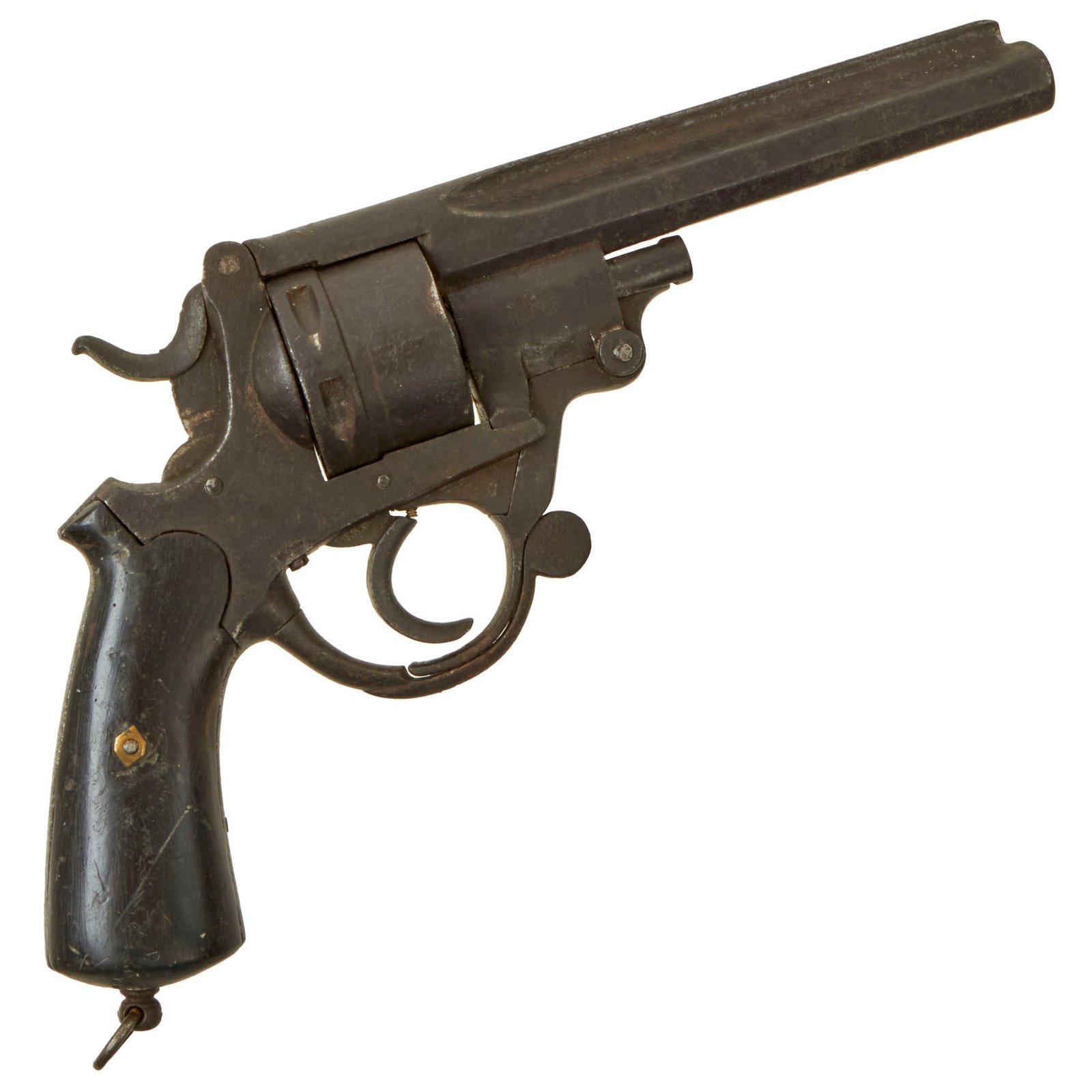 Buy Original Belgian Tip Up Single Action Possibly Experimental Revolver Attributed to Charles-François Galand (1832 - 1900) of Liège and Paris - Circa 1870 | Original Firearms Antique For Sale