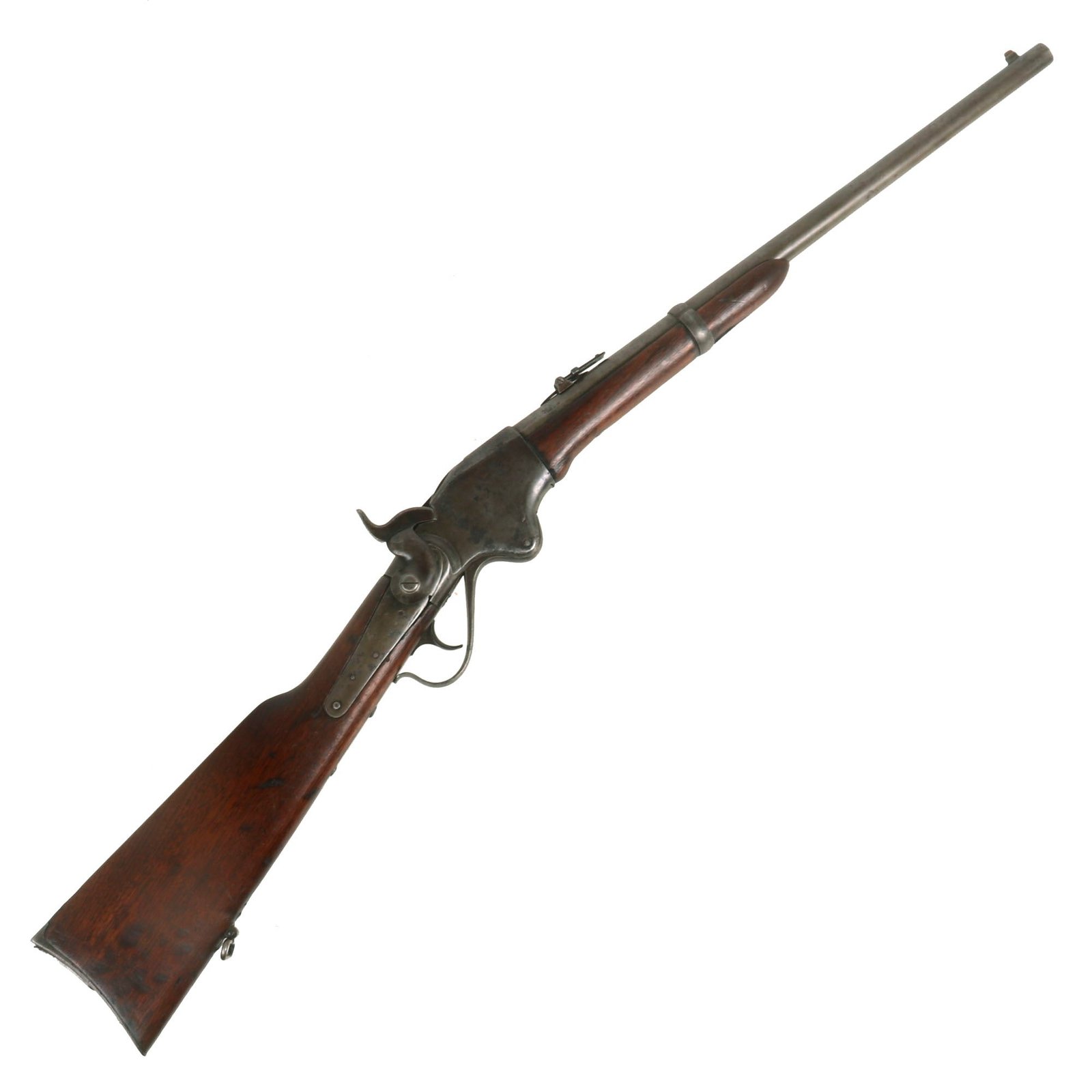Buy Original U.S. Civil War Model 1860 Spencer Repeating Saddle Ring Carbine Serial Number 34373 - circa 1864 | Original Firearms Antique For Sale