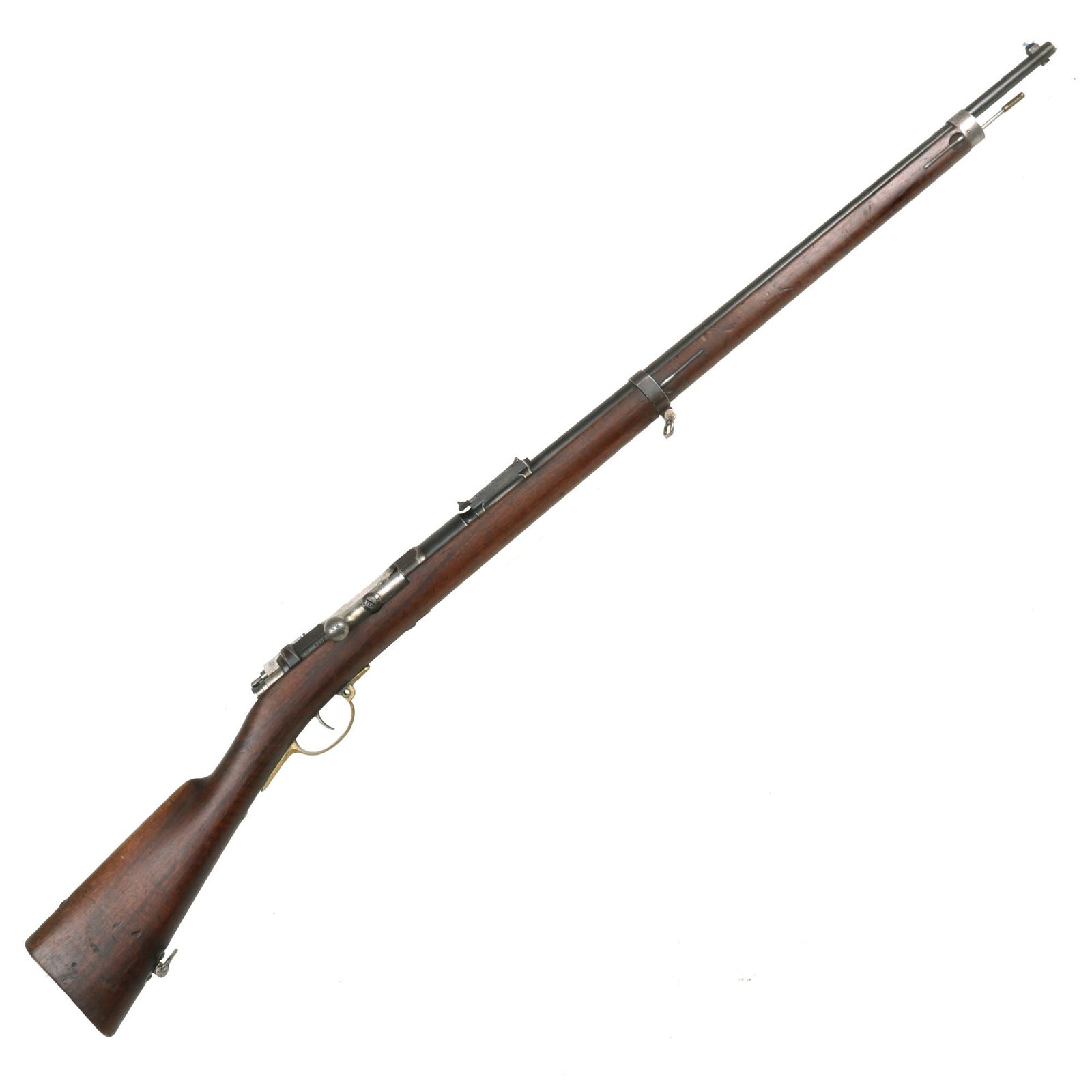 Buy Original German Mauser Mod. 71 Converted in France to Uruguay Daudeteau / Dovitis Rifle dated 1881 - serial 88833 | Original Firearms Antique For Sale