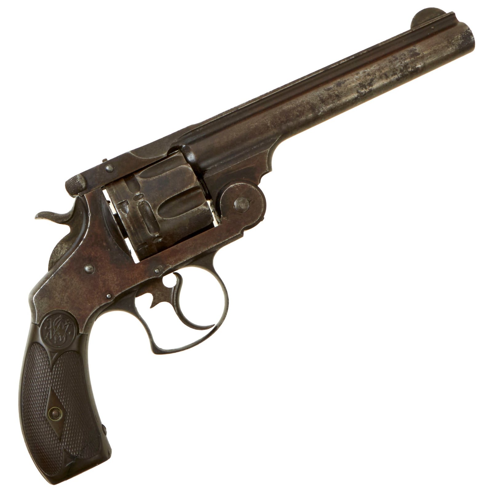 Buy Original Antique U.S. Smith & Wesson Double Action Frontier Revolver in .44-40 W.C.F. with 6" Barrel  - Serial 3630 | Original Firearms Antique For Sale