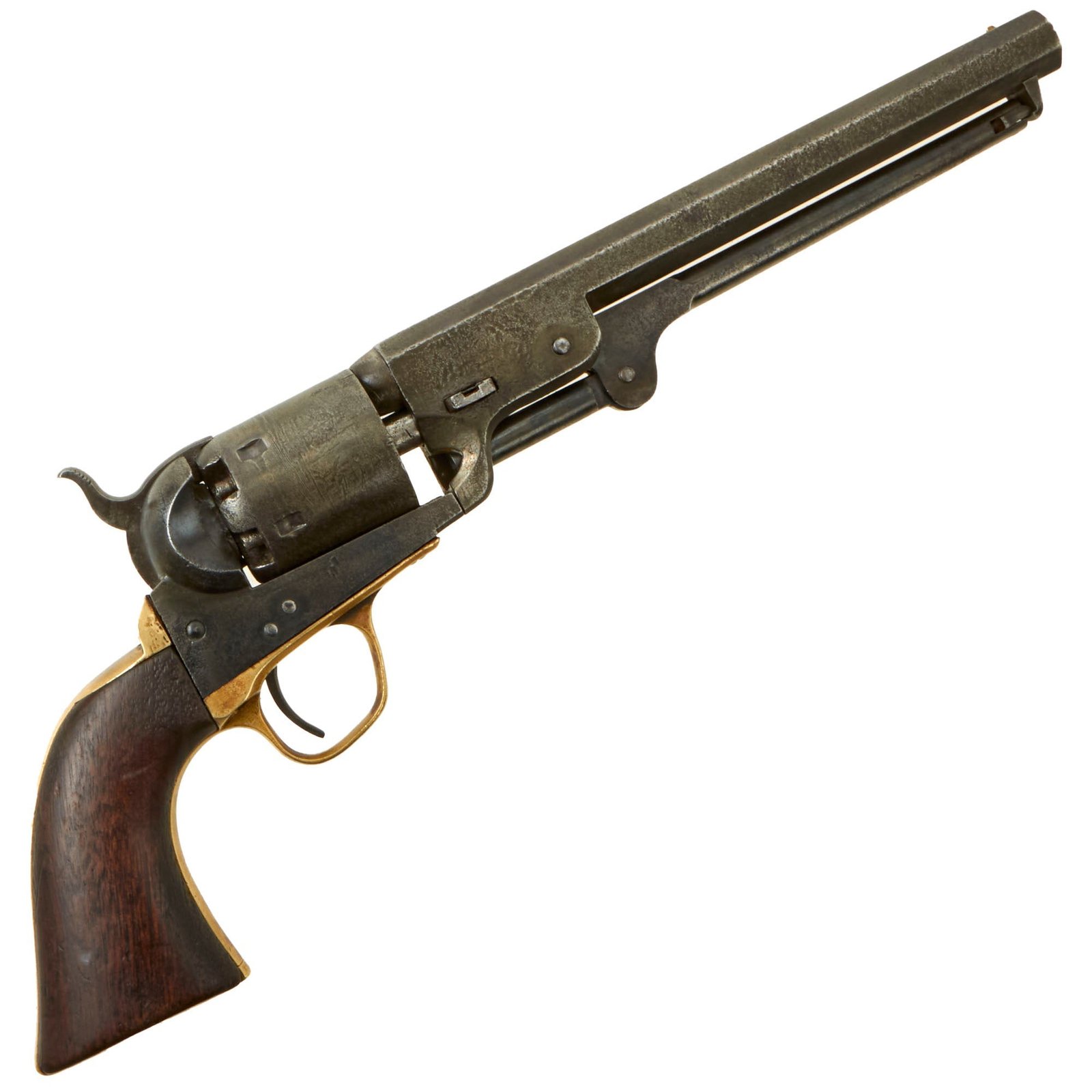 Buy Original U.S. Civil War Colt Model 1851 Navy .36cal Percussion Revolver made in 1861 - Matching Serial 110411 | Original Firearms Antique For Sale