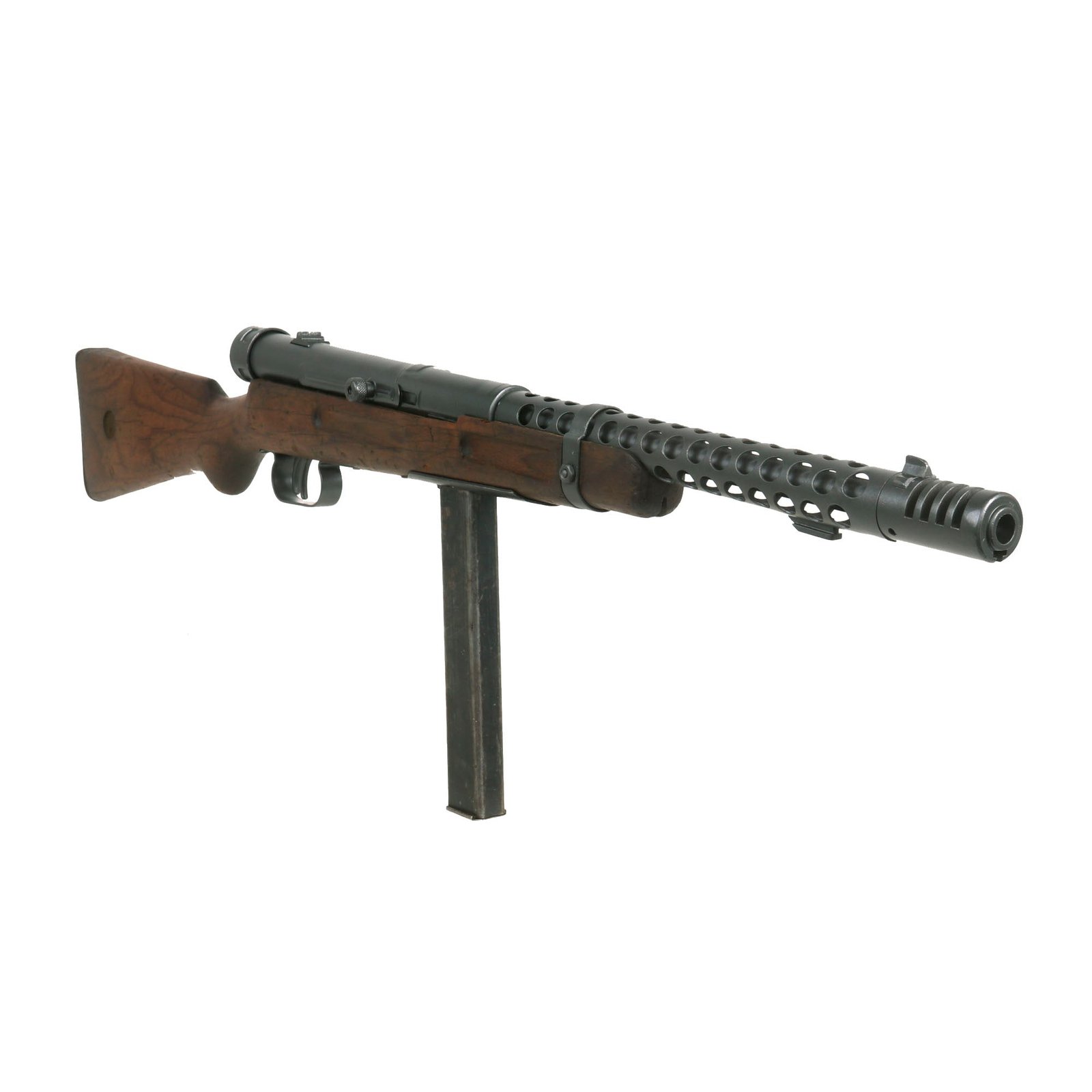 Buy Original WWII Italian Beretta MP38A SMG with Ventilated Barrel Jacket, Bayonet Lug & Original Magazine | Original Firearms Antique For Sale