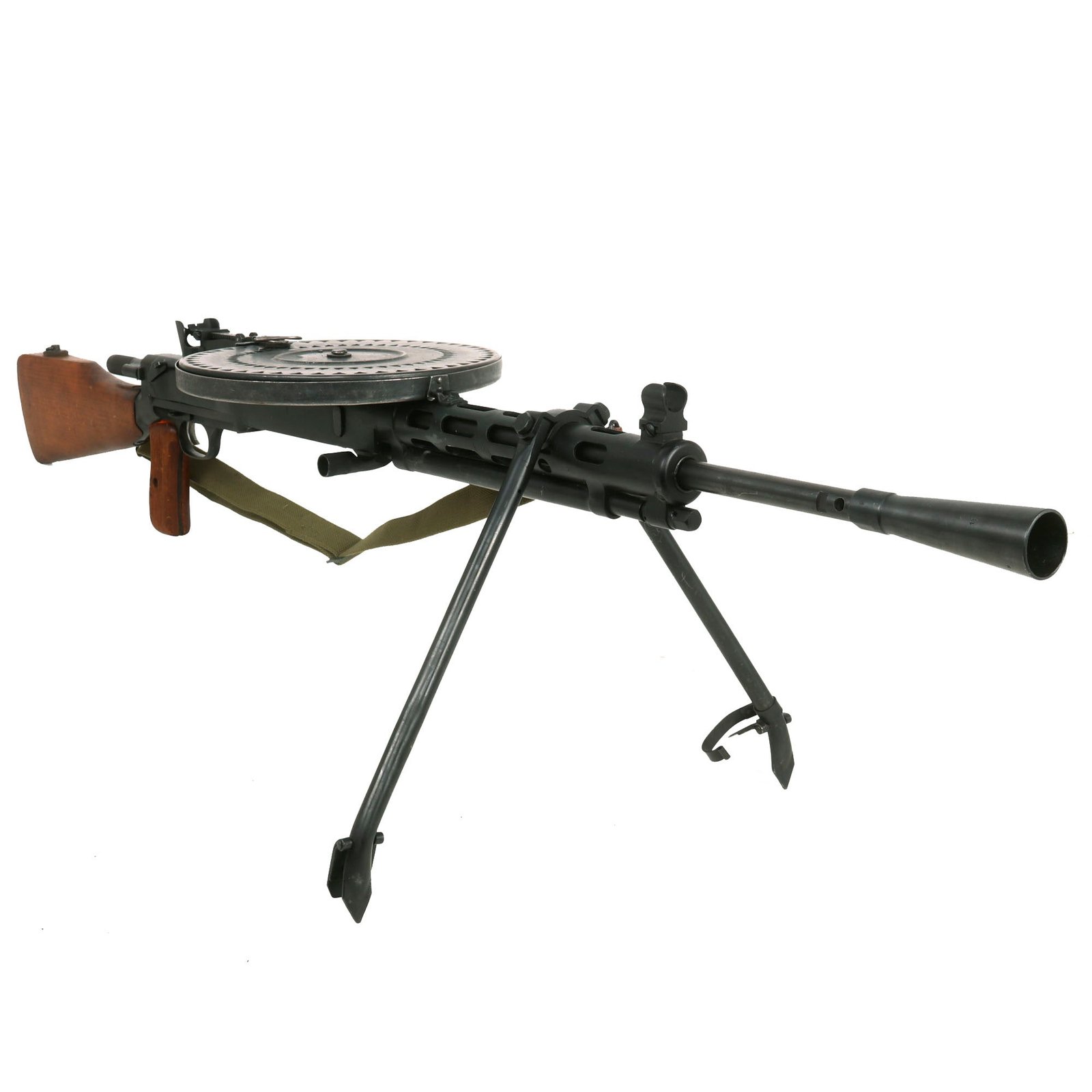 Buy Original Polish Degtyaryov DPM / DP 28 Display Light Machine Gun Serial AR0389 by Radom with Pan Magazine and Sling | Original Firearms Antique For Sale