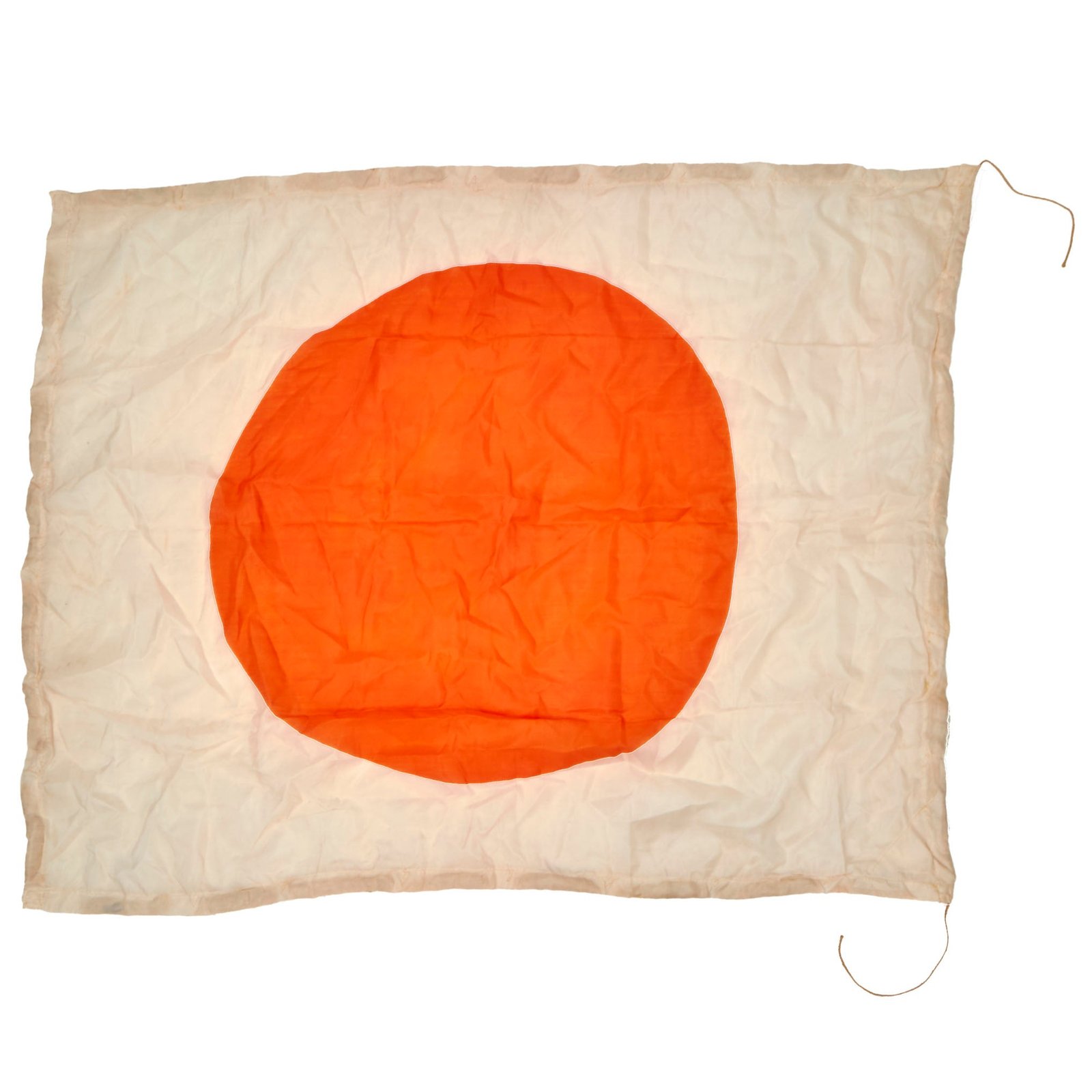 Buy Original Japanese WWII Pilot Bail Out Float Flag - 31 x 39” | Original Firearms Antique For Sale