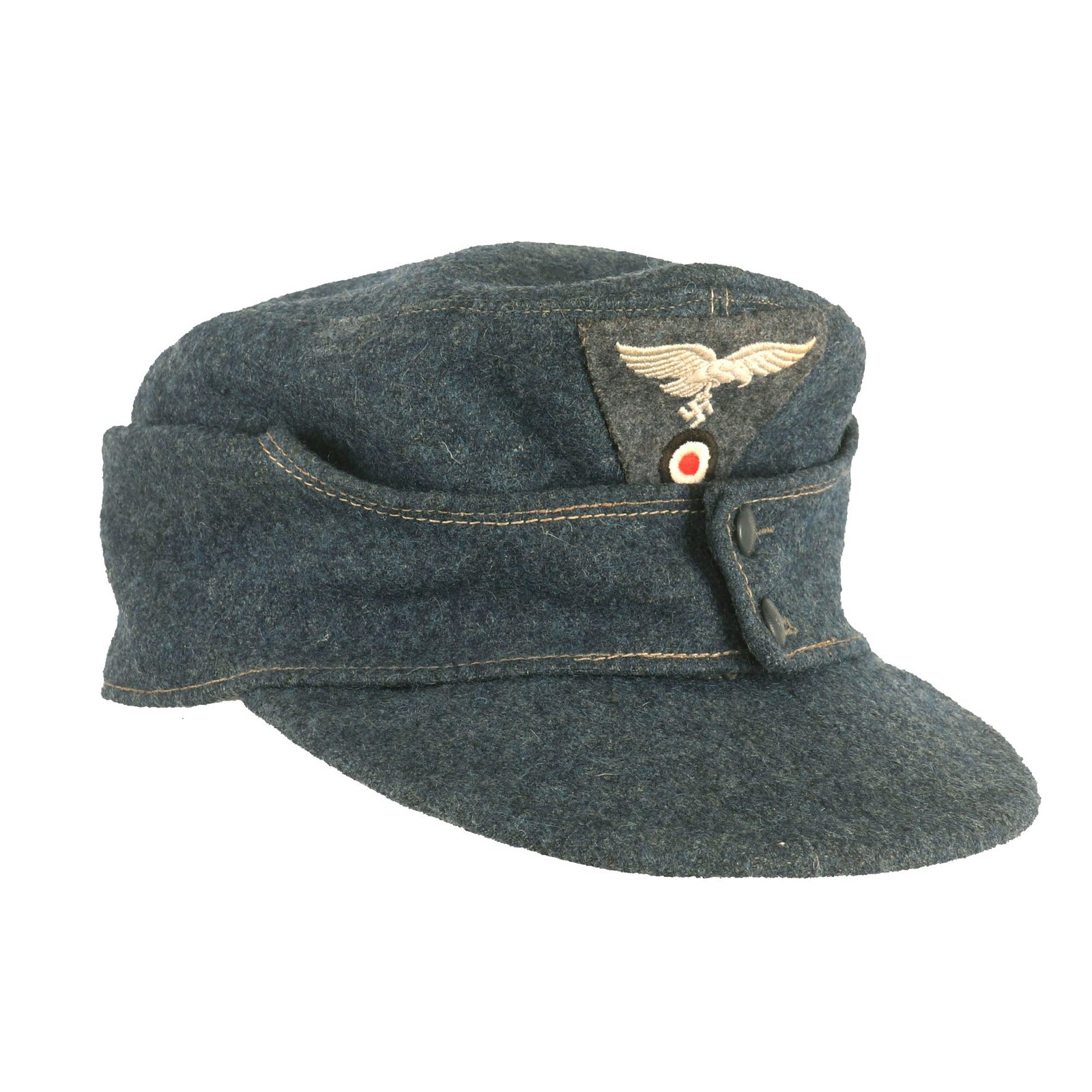 Buy Original German WWII 1944 Dated Luftwaffe M43 Einheitsmütze Field Cap with RBNr. - Size 57 | Original Firearms Antique For Sale
