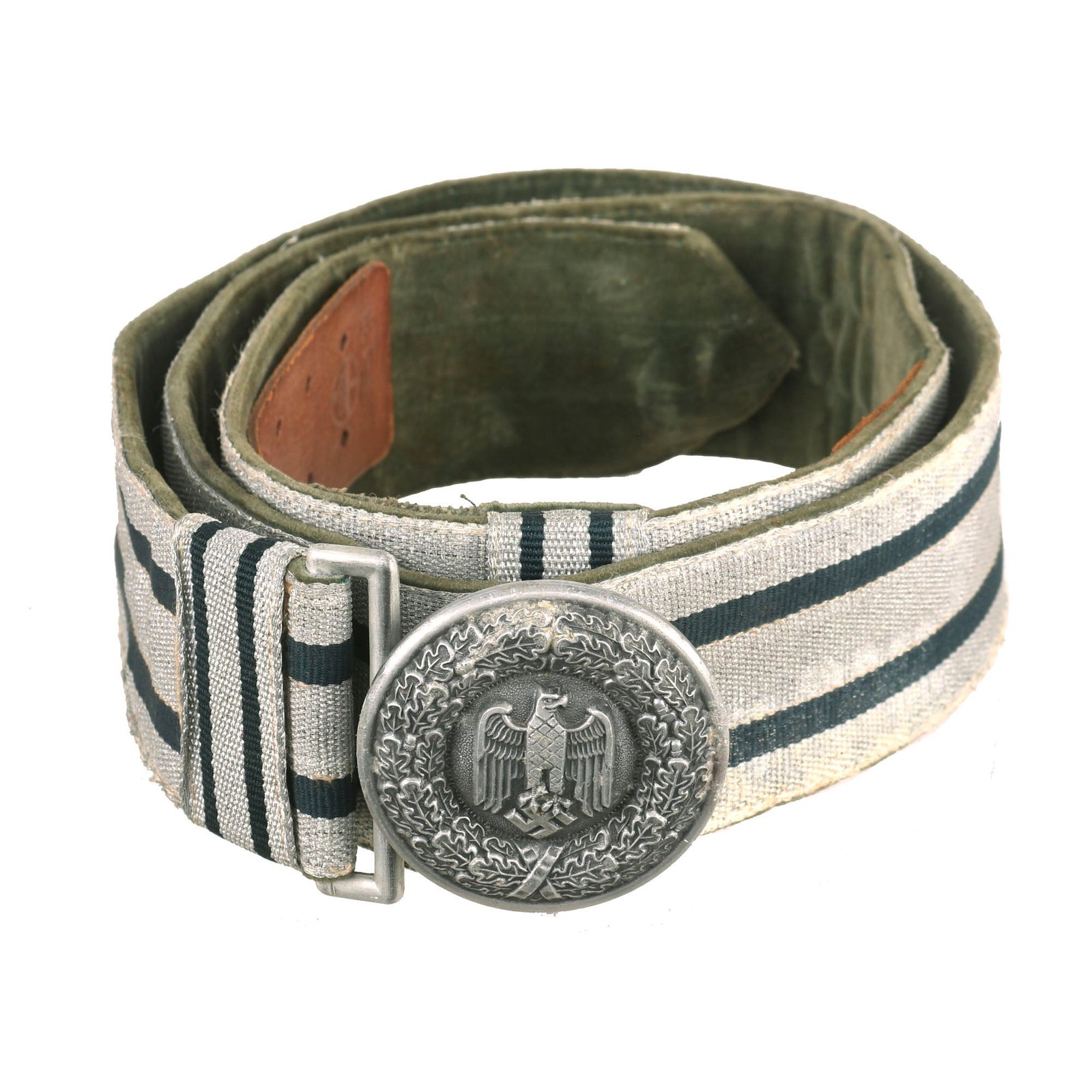 Buy Original German WWII Heer Army Officer's Dress Brocade Belt by F. W. Assmann & Söhne | Original Firearms Antique For Sale