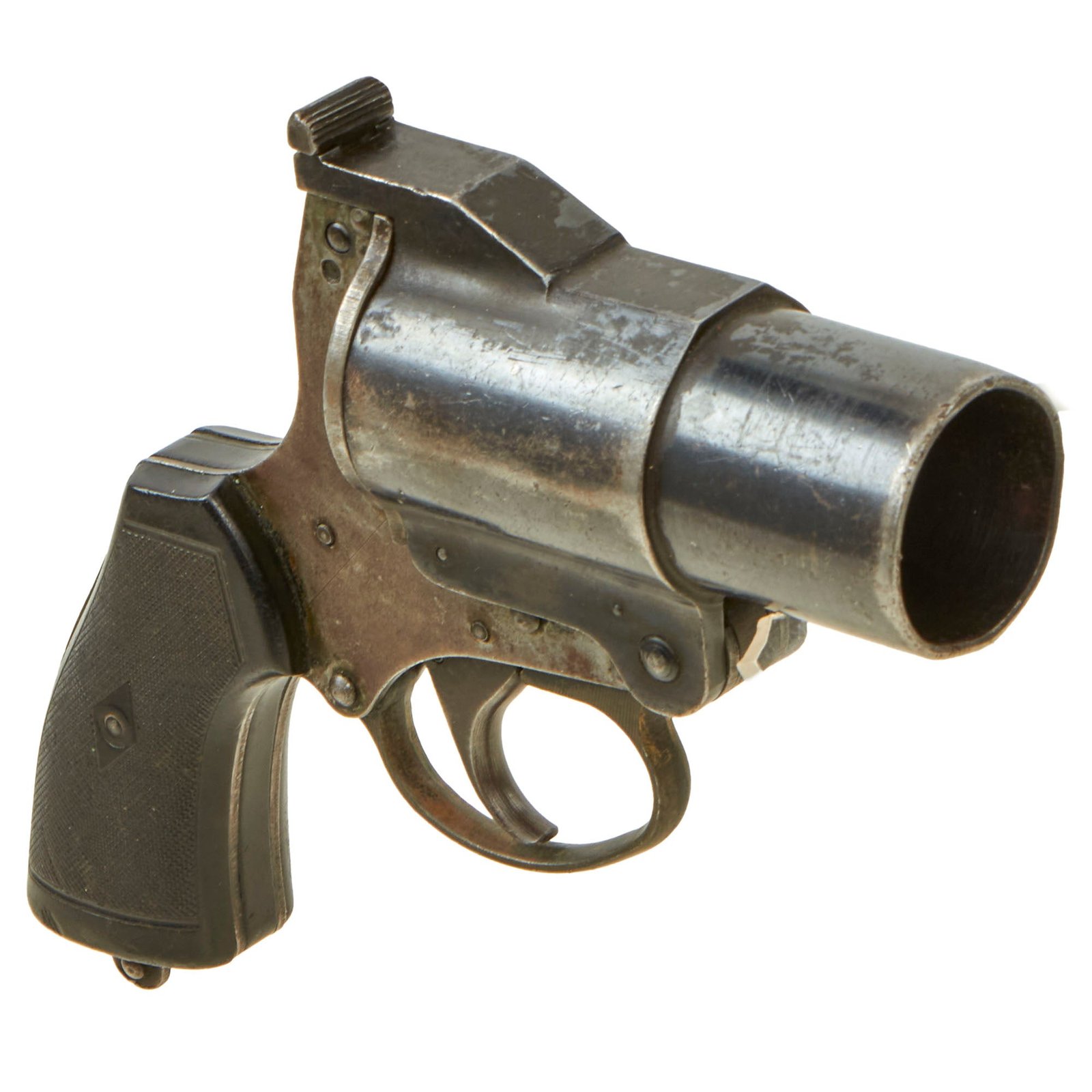 Buy Original British Pre-WWII Webley & Scott Mk IV 1 ½” Caliber Signal Flare Pistol - Serial C1726 | Original Firearms Antique For Sale