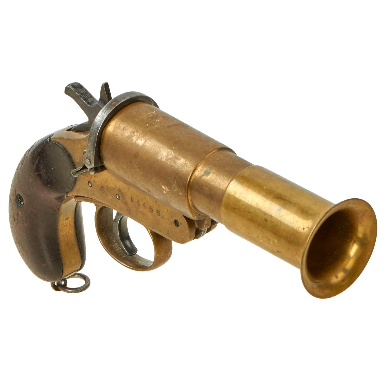 Buy Original WWII Australian ANZAC 1942 dated MkIII* C.S.R. Brass Flare Signal Pistol | Original Firearms Antique For Sale