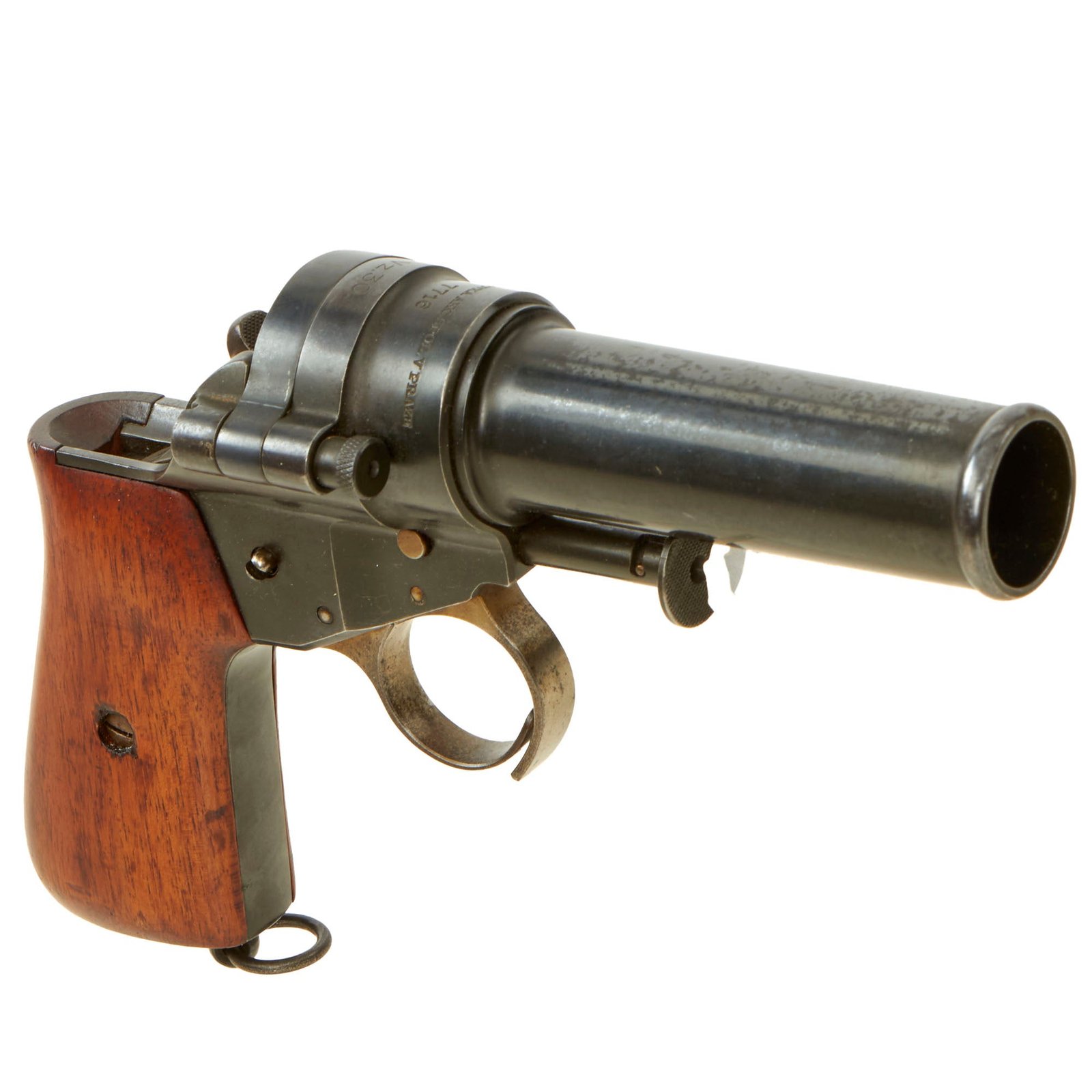 Buy Original Czech Pre-WWII Vz.30 Signal Flare Pistol dated 1937 - Serial 7716 | Original Firearms Antique For Sale