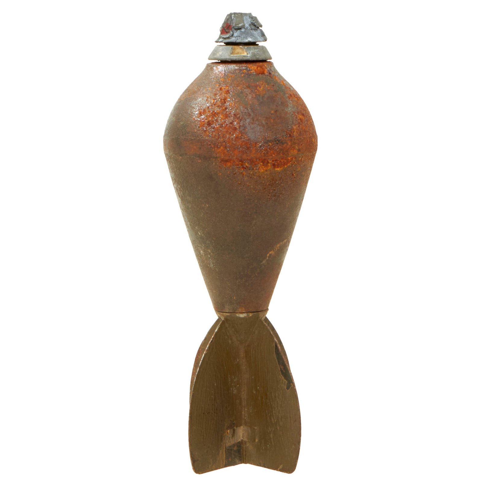 Buy Original French WWI Pneumatic Mortar “Type A” Round For The Brandt 60mm Pneumatic Mortar - Inert | Original Firearms Antique For Sale