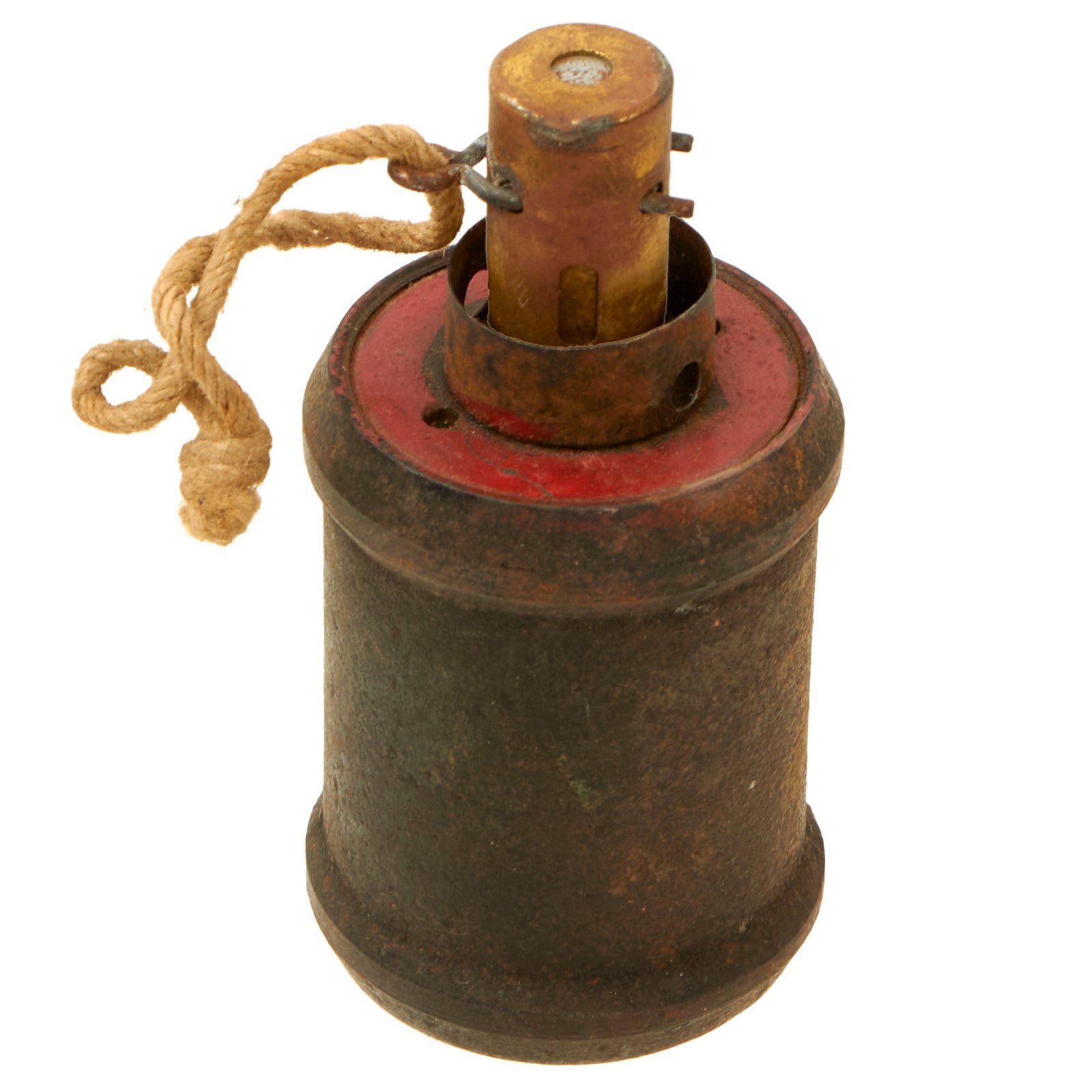 Buy Original Japanese WWII Inert Type 99 Kiska Hand Grenade with Fuse & Pull String - dated 1942 | Original Firearms Antique For Sale