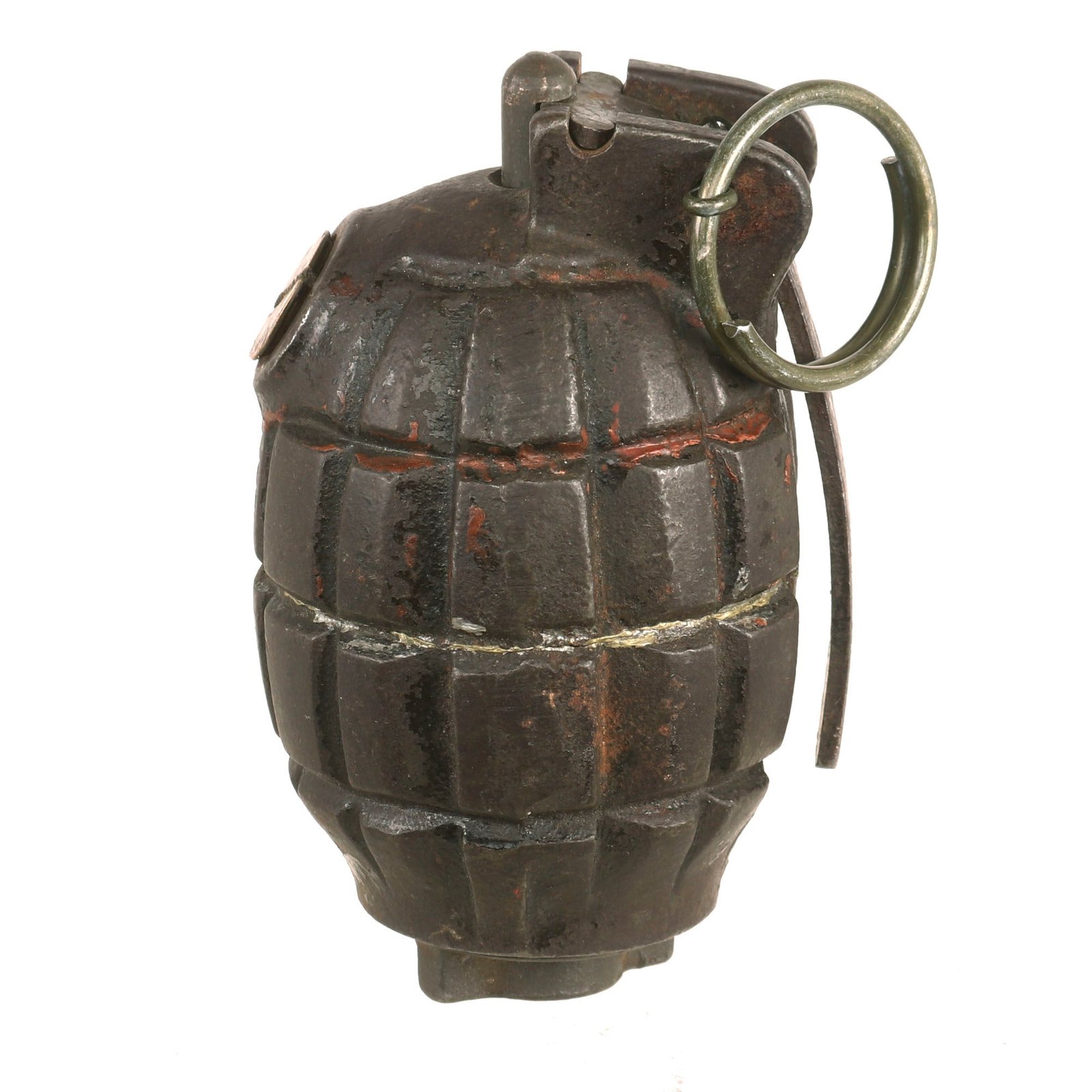 Buy Original British WWI Inert Mills Bomb No. 23 MKII Grenade by Howard & Bullough - Dated April 1918 | Original Firearms Antique For Sale