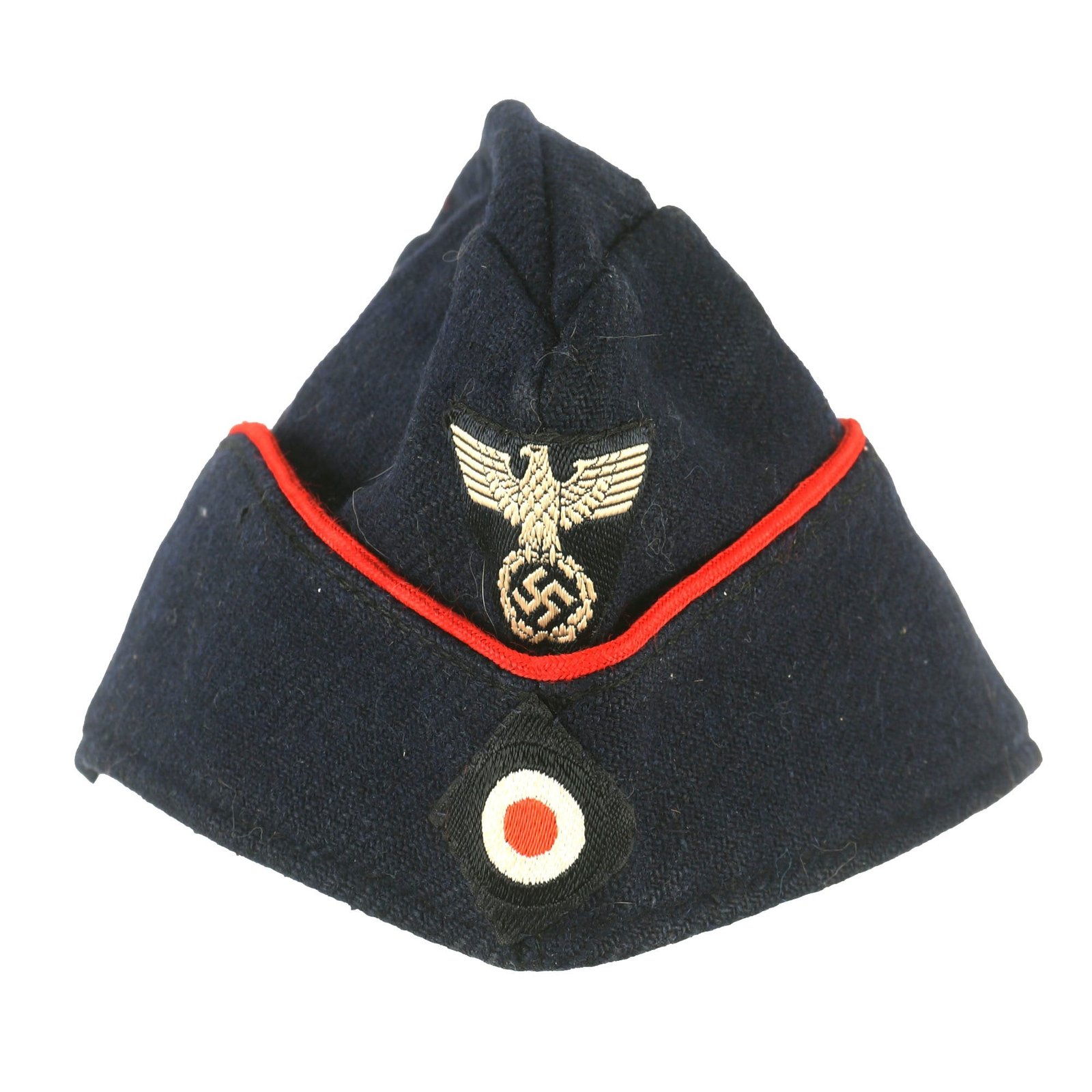 Buy Original German WWII Reichspost Imperial Mail Personnel Overseas Cap - Approx Size 6 ½ | Original Firearms Antique For Sale