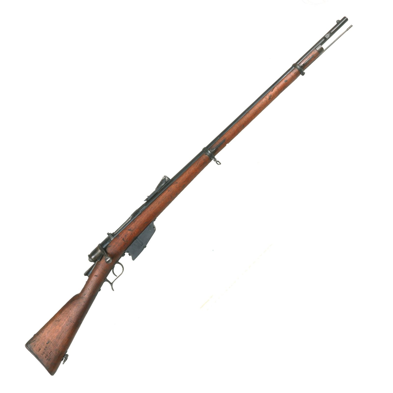Buy Original Italian Vetterli M1870/87/15 Infantry Rifle by Torino Serial CI 1208 Converted to 6.5mm - Dated 1885 | Original Firearms Antique For Sale