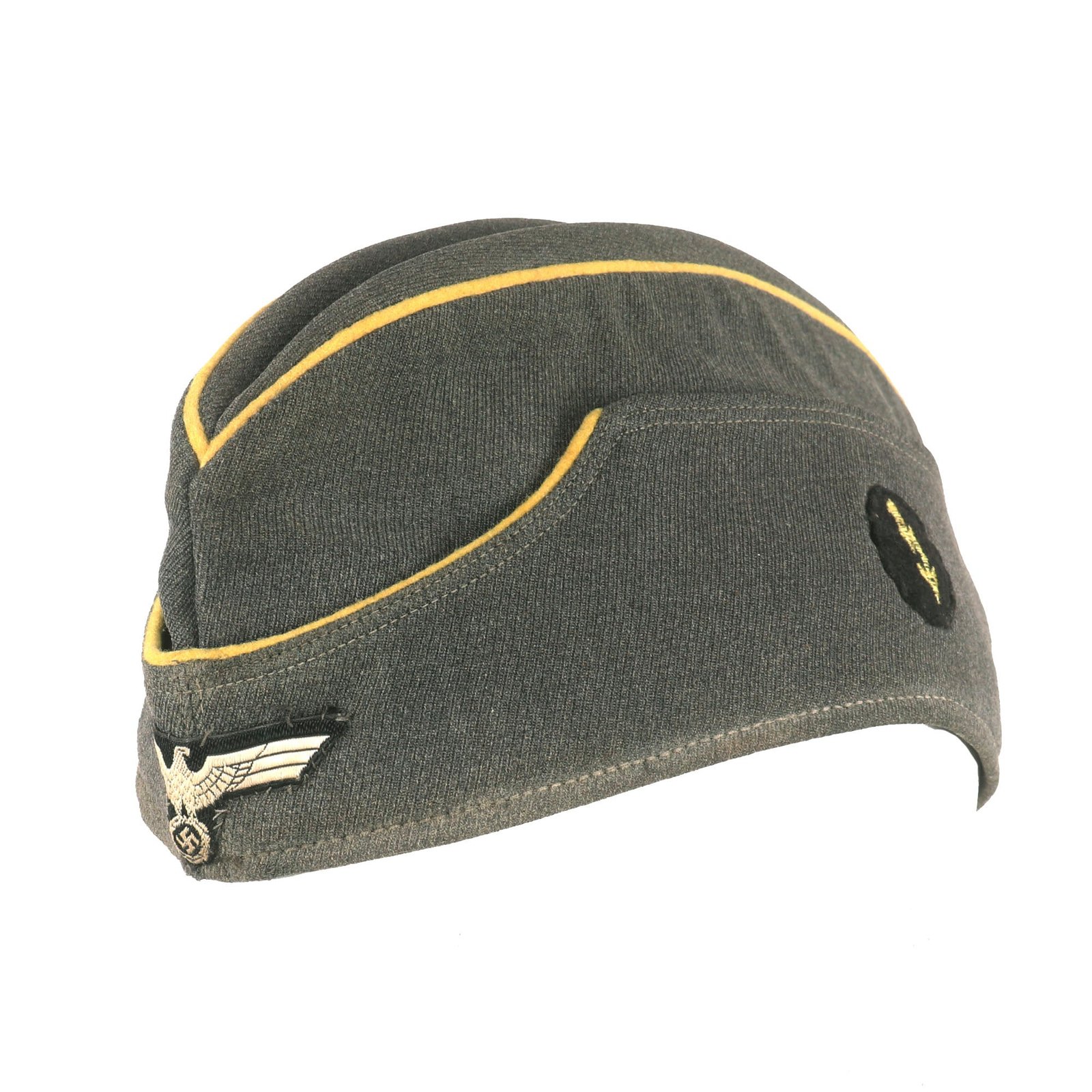 Buy Original German WWII Named Heer Army Wehrmachthelferin Female Auxiliary Signals M38 Overseas Cap - Monogrammed | Original Firearms Antique For Sale