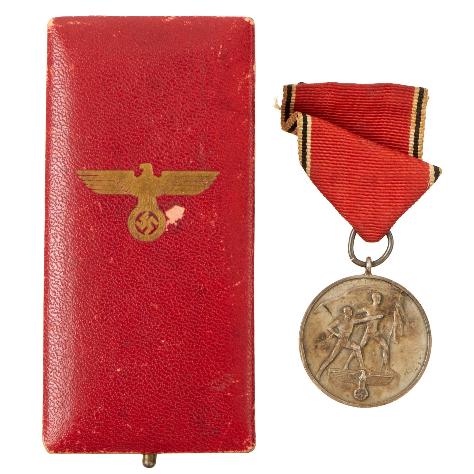 Buy Original German WWII Austrian Anschluss Commemorative Medal In Original Case - March 1938 | Original Firearms Antique For Sale