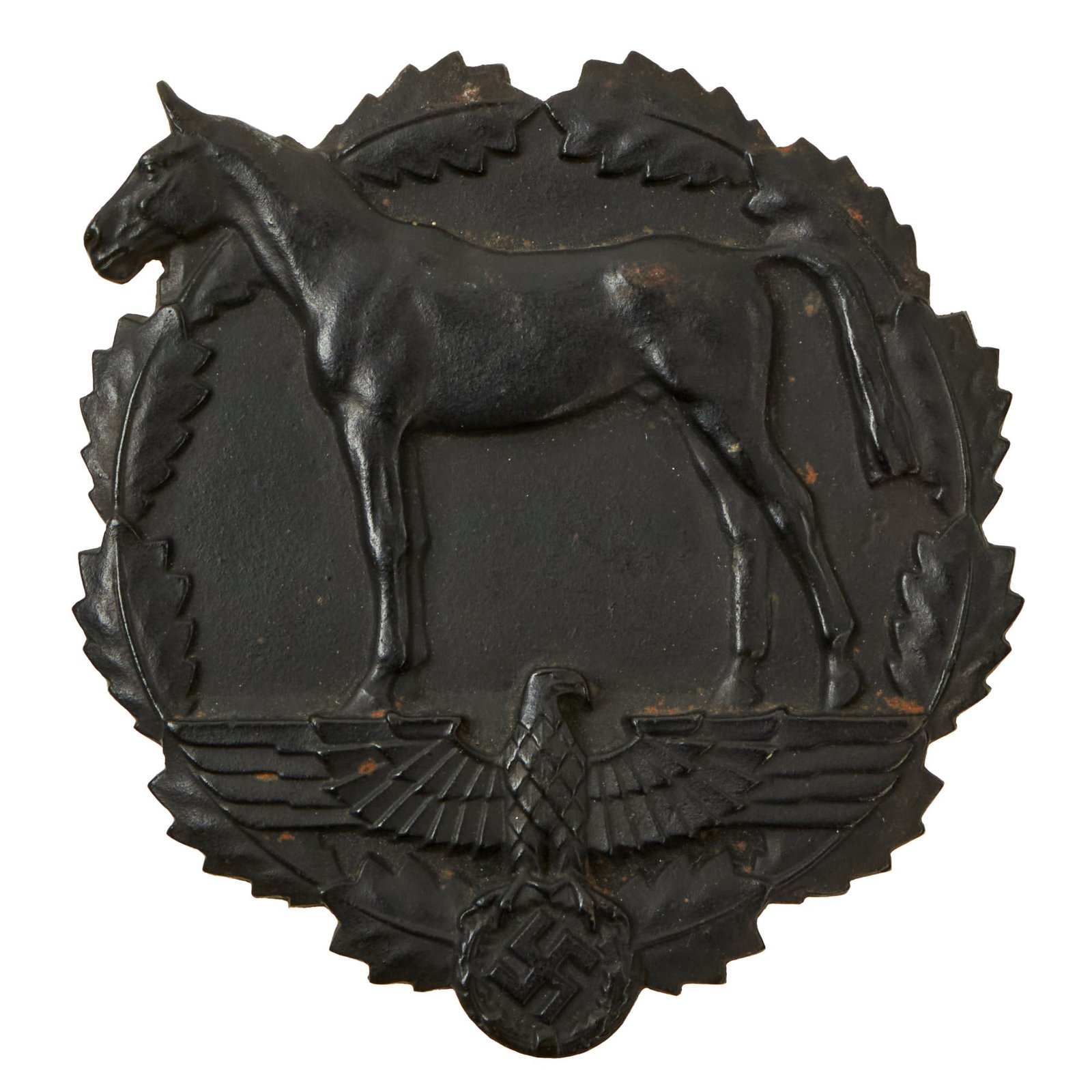 Buy Original German WWII SA Horse Table Award Plaque For Service & Donation Towards Young German Riders | Original Firearms Antique For Sale