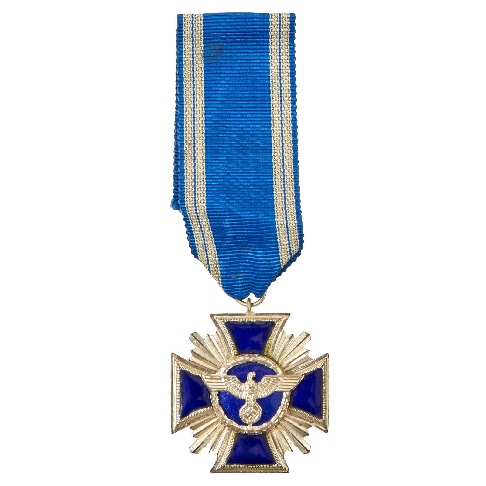Buy Original German WWII NSDAP Party Long Service Award Second Class with Ribbon - 15 Years | Original Firearms Antique For Sale