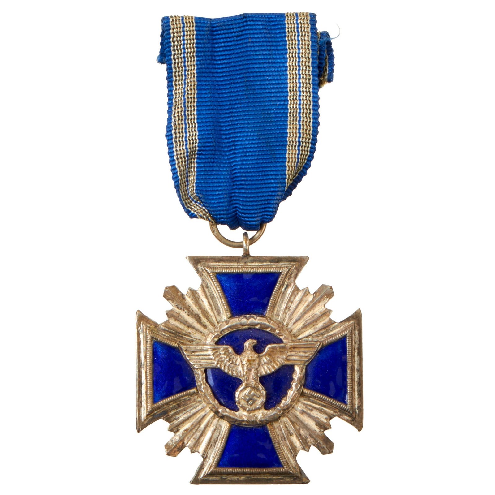 Buy Original German WWII NSDAP Party Long Service Award Second Class by Hauptmunzamt Wien with Ribbon - 15 Years | Original Firearms Antique For Sale