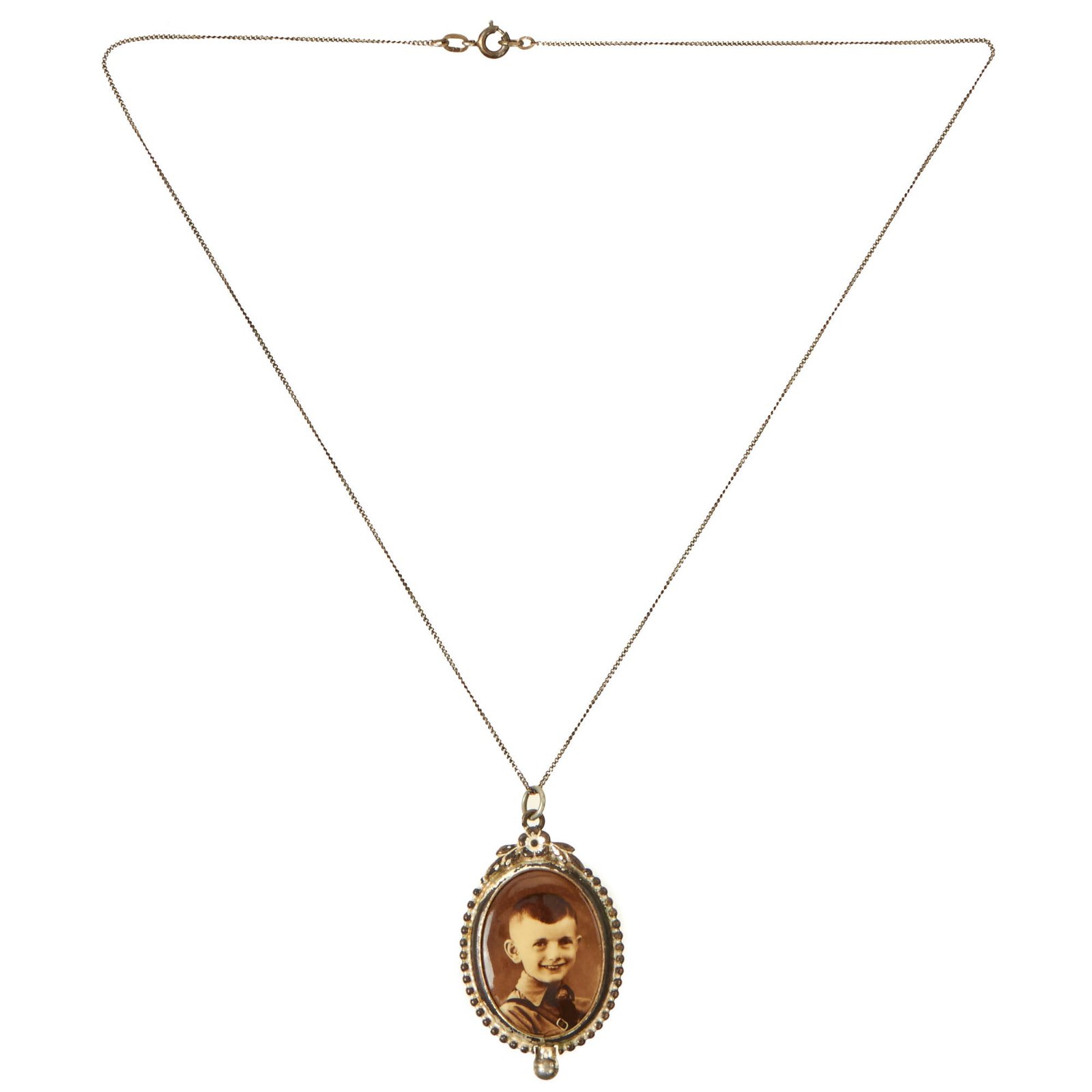 Buy Original German WWII Mother’s Double-Sided Locket of Son in HJ and SA Sturmabteilung | Original Firearms Antique For Sale