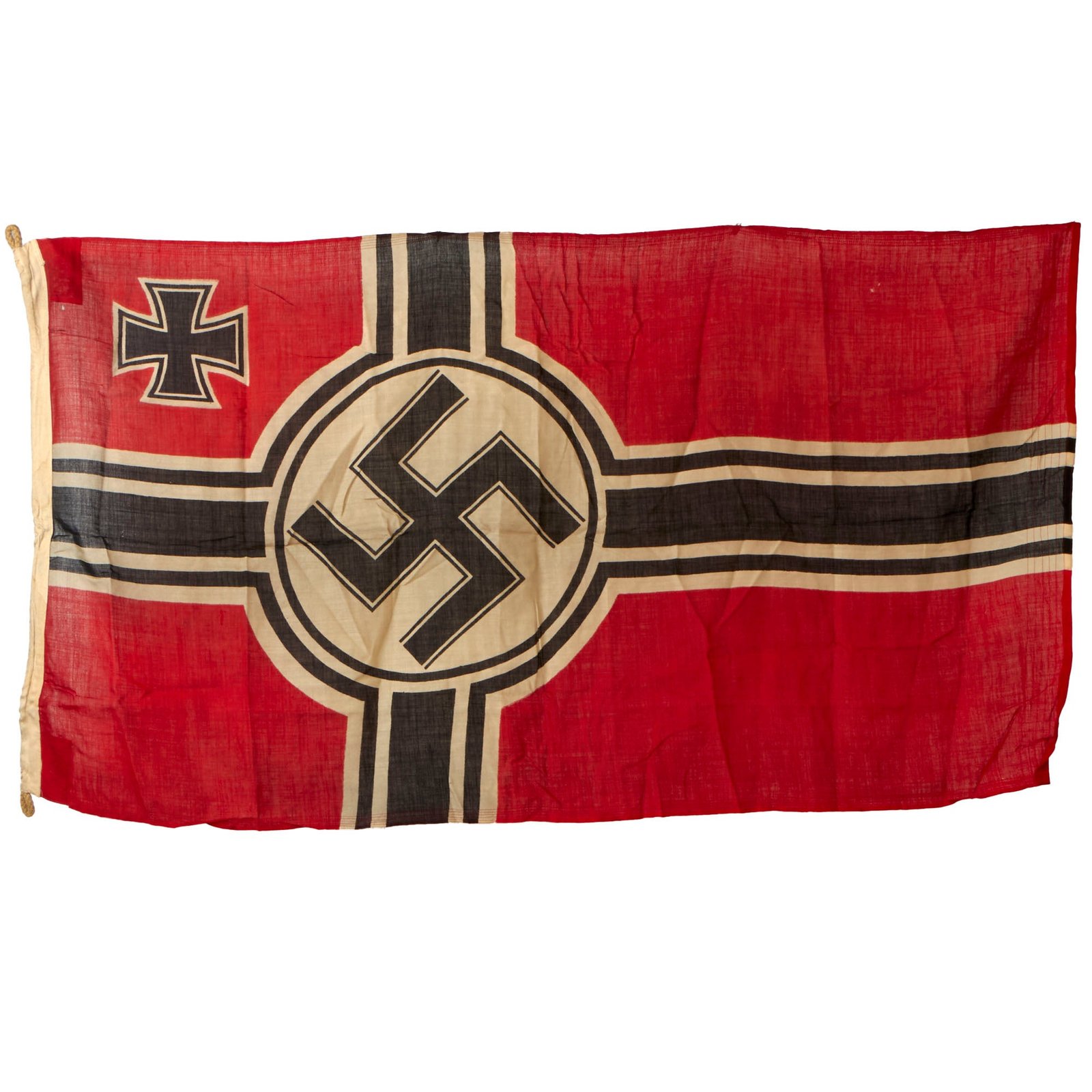 Buy Original German WWII 100cm x 170cm National Battle Flag by WFT - Reichskriegsflagge | Original Firearms Antique For Sale