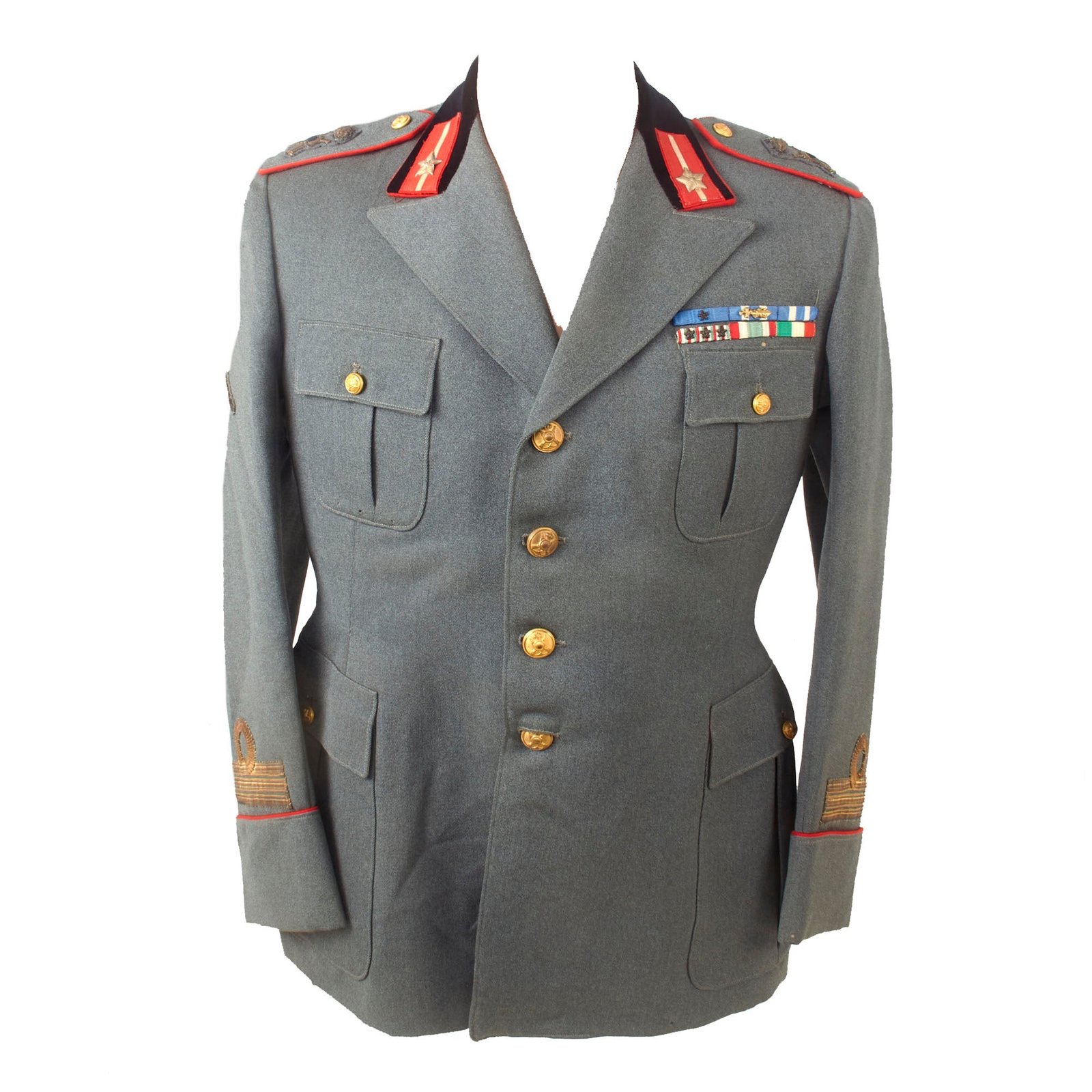 Buy Original Italian WWII 78th “Lupi di Toscana” Infantry Maggiore Officer’s Uniform with Ribbon Bar | Original Firearms Antique For Sale