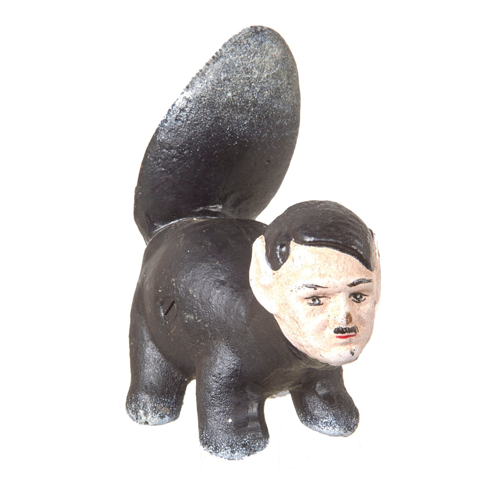 Buy Original U.S. WWII American Anti-German Multi-piece Cast Iron “Der Phew-Ur” Skunk Caricature | Original Firearms Antique For Sale