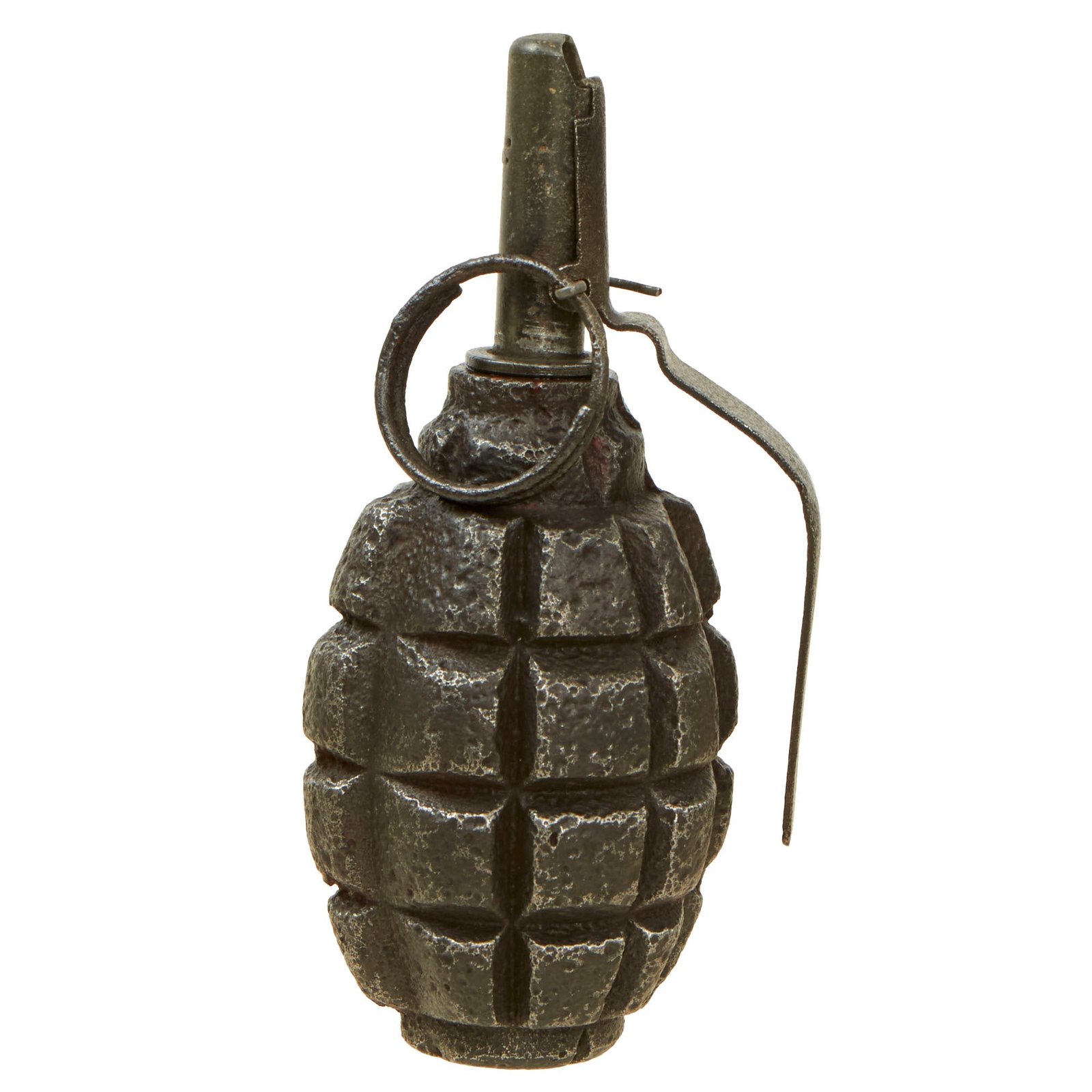 Buy Original WWII Soviet Russian Inert F1 Hand Fragmentation Grenade - Dated 1944 on Spoon | Original Firearms Antique For Sale