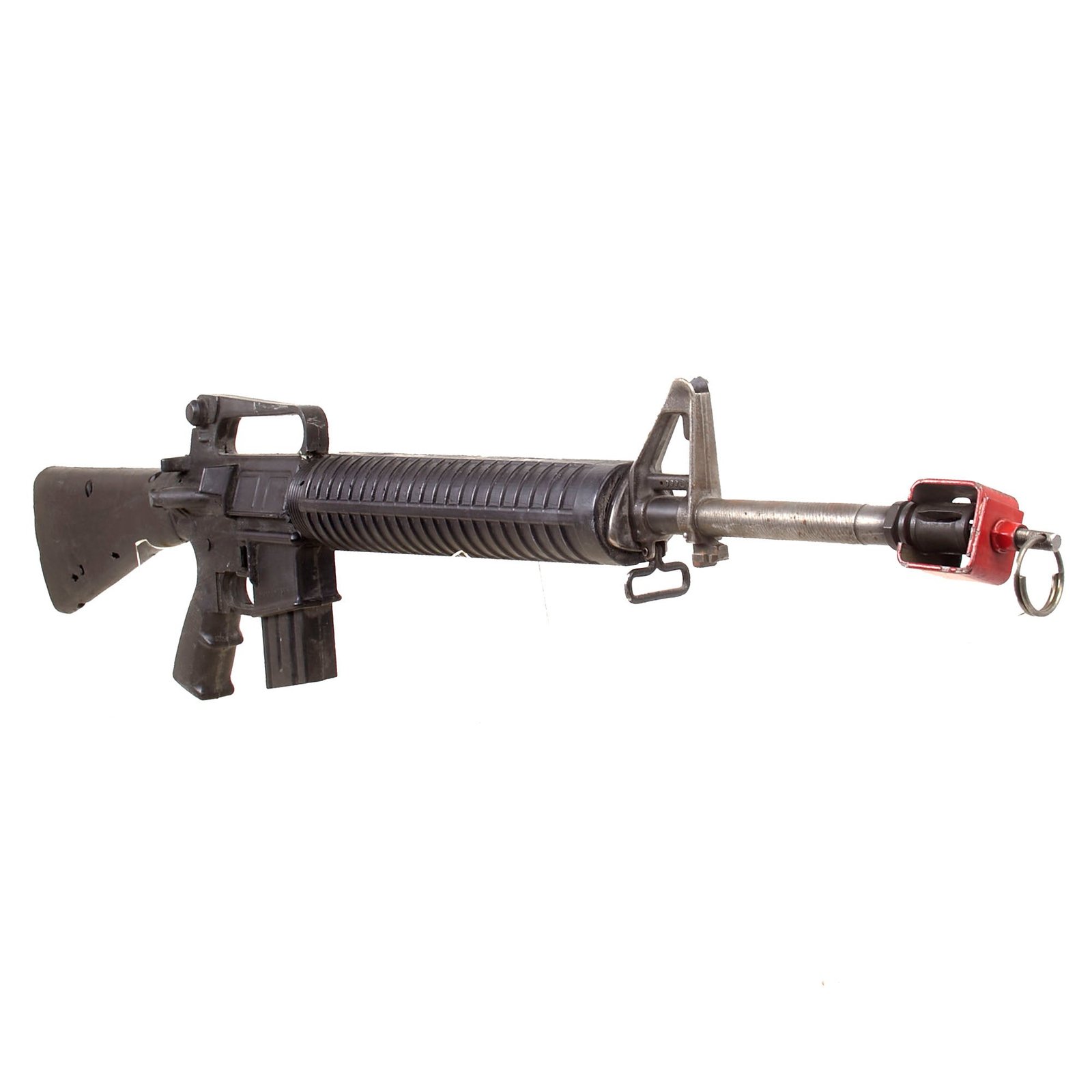 Buy Original U.S. Colt M16A2 Rubber Duck Molded Training Rifle with Blank Adapter Marked TSC Devices, Ft. Knox, KY. | Original Firearms Antique For Sale