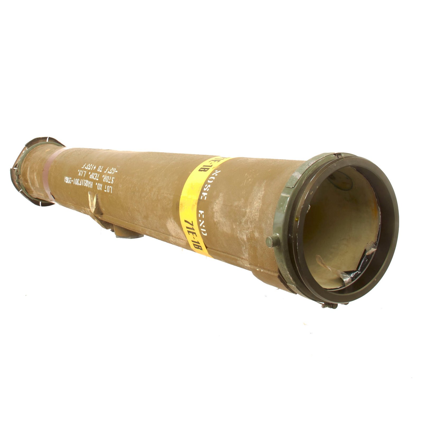 Buy Original U.S. GWOT BGM-71E TOW Anti-Tank Missile Launcher Tube - Dated 1988 - Inert | Original Firearms Antique For Sale