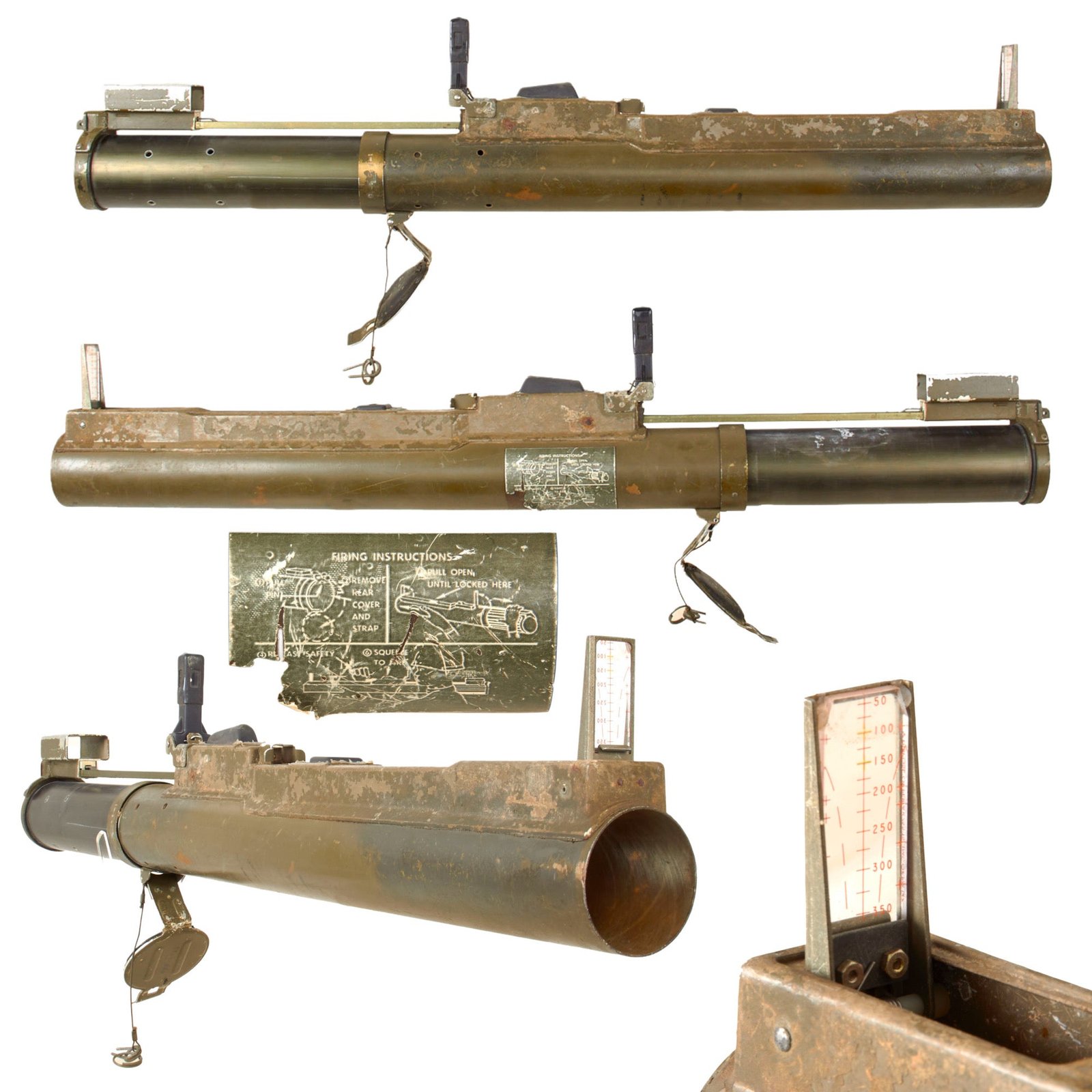 Original U.S. Vietnam War M72A* Light Anti-Armor Weapon “LAW” Launcher Tube - INERT