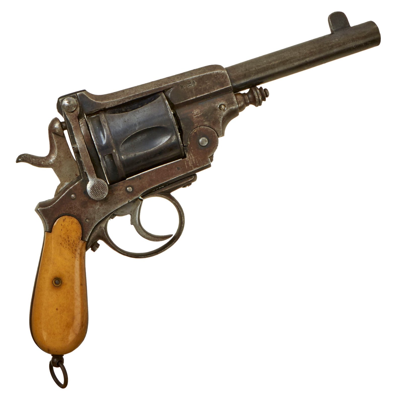 Buy Original Victorian Belgian Webley-Pryse Style Top Break Double Action Revolver in .44-40 Winchester - circa 1890 | Original Firearms Antique For Sale