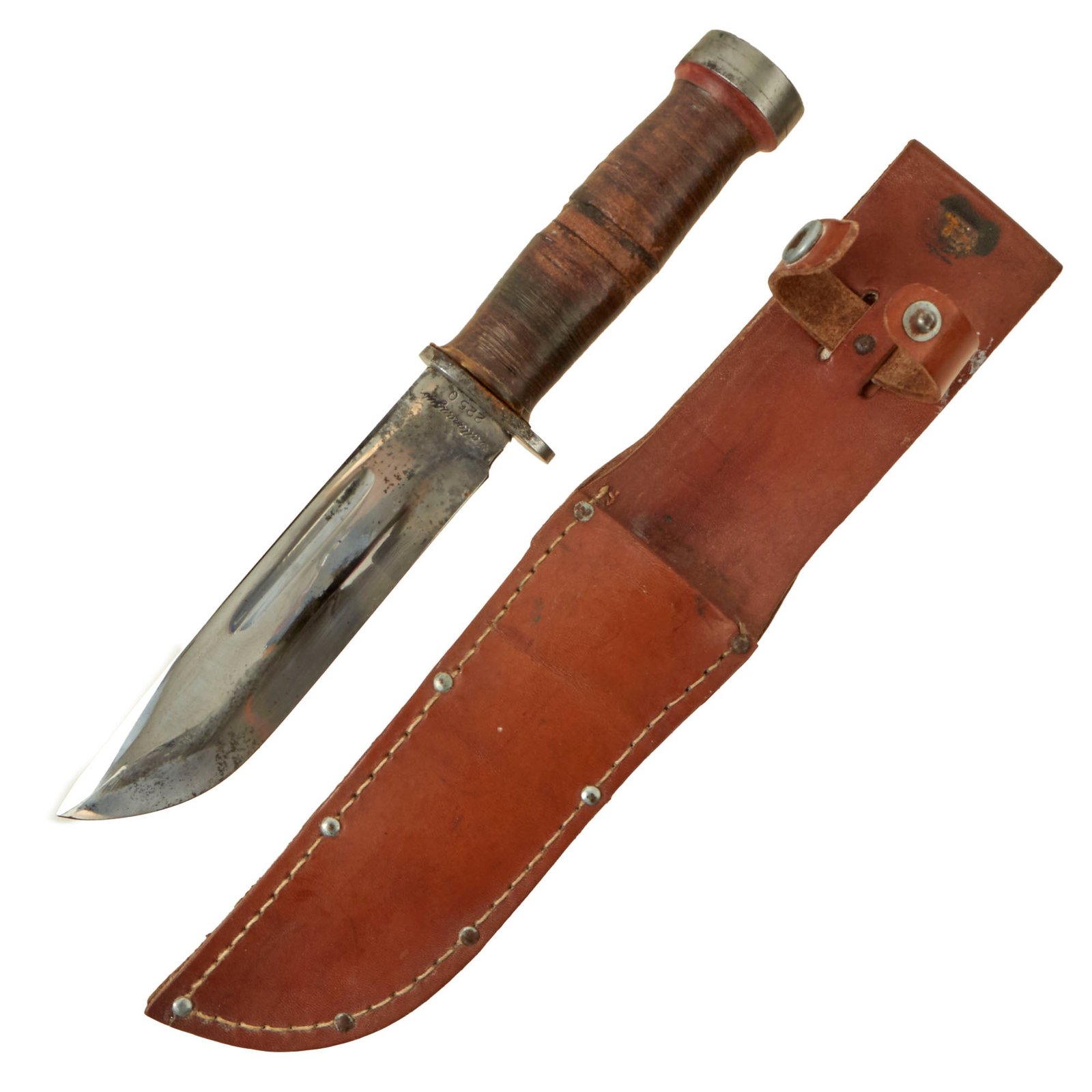 Buy Original U.S. WWII Cattaraugus 225Q “Commando” Fighting Knife With Sheath | Original Firearms Antique For Sale