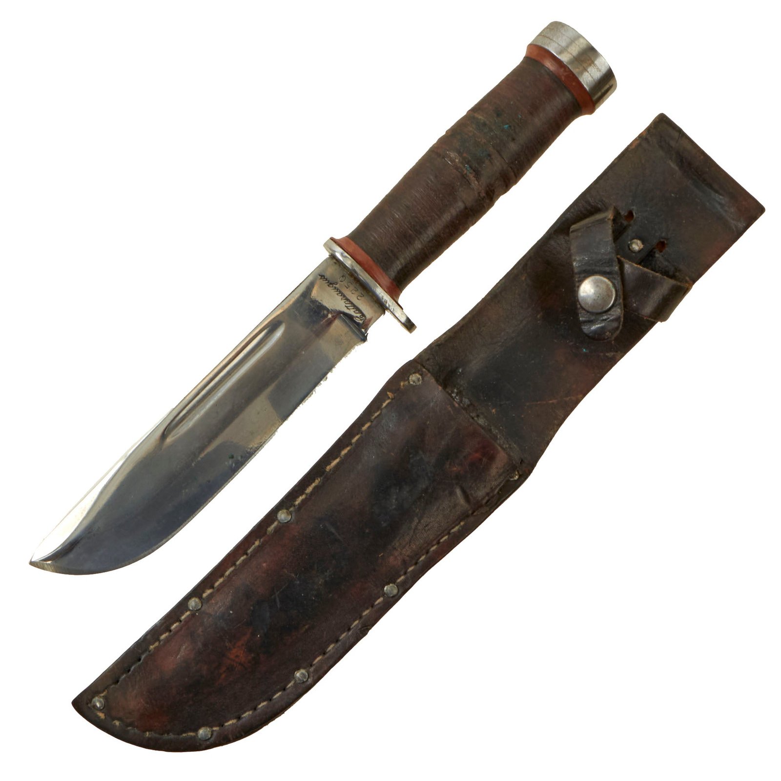 Buy Original U.S. WWII Cattaraugus 225Q “Commando” Fighting Knife With Sheath | Original Firearms Antique For Sale