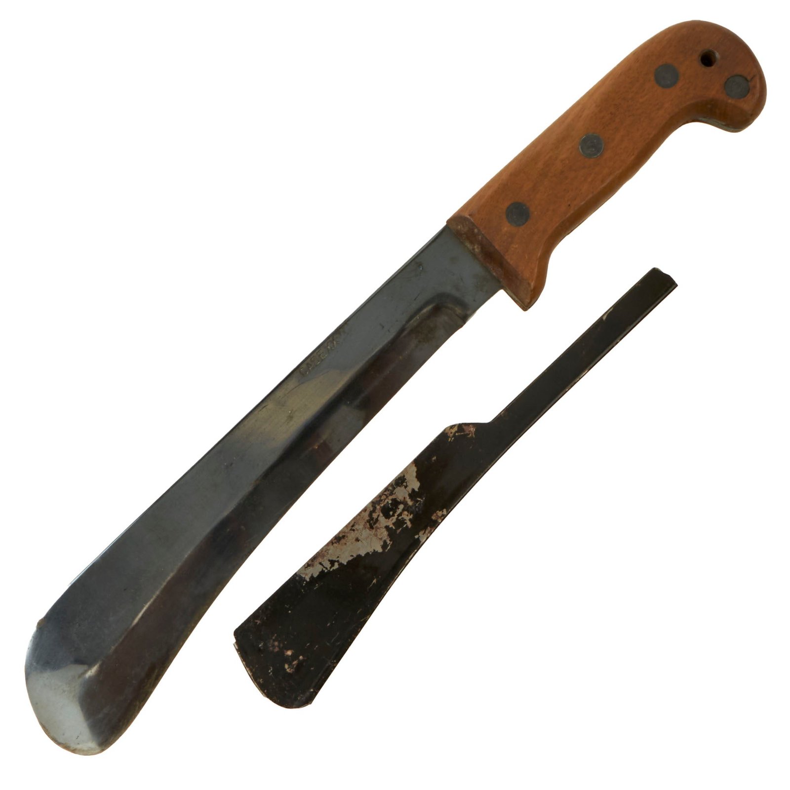 Buy Original U.S. WWII USAAF Case XX Airmen's “First Model” Non-Folding Survival Machete with Rare Blade Guard | Original Firearms Antique For Sale