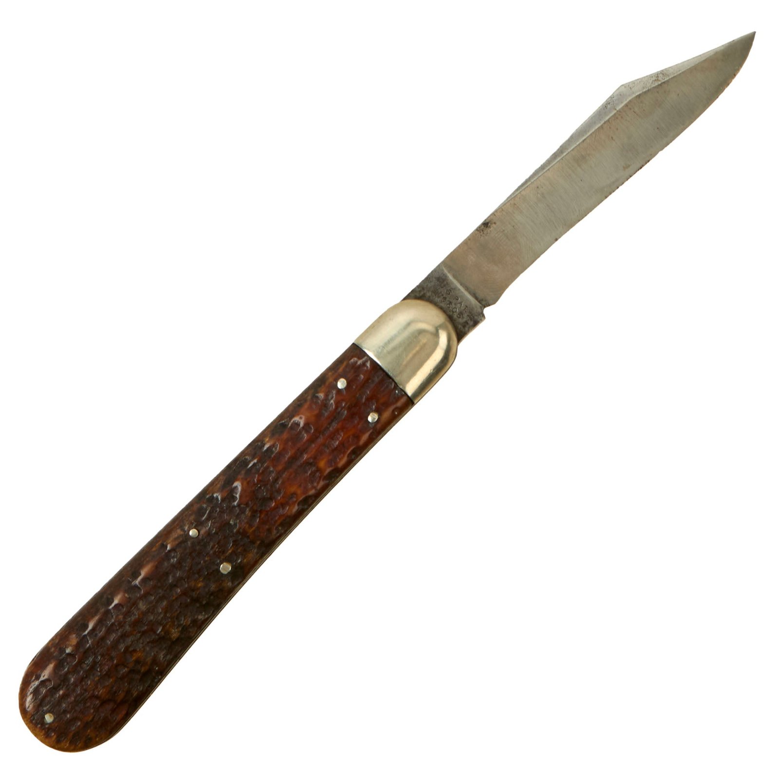 Buy Original U.S. WWI Scarce Pocket Knife by Press Button Knife Co. of Walden New York - Patent 470605 | Original Firearms Antique For Sale