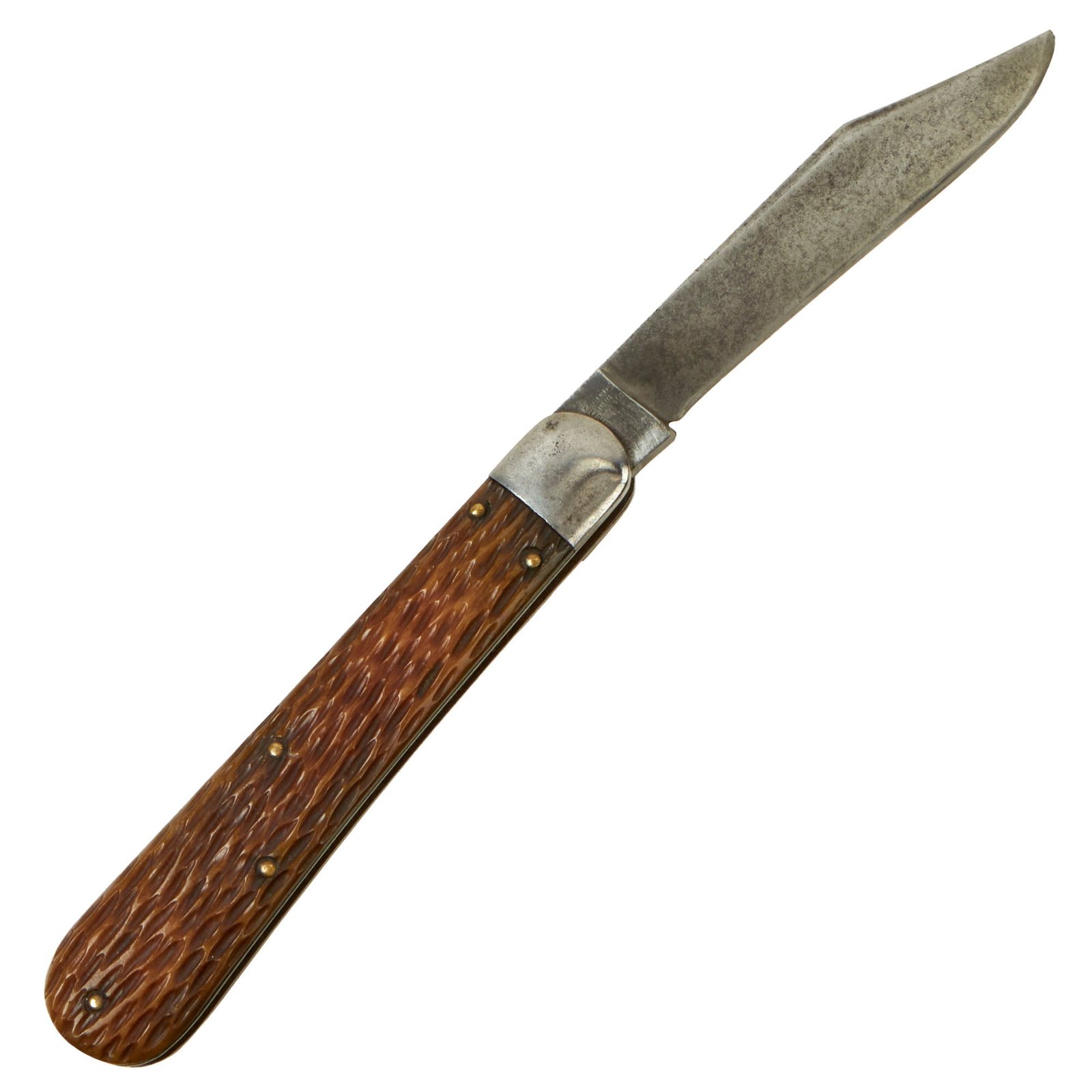 Buy Original U.S. WWII Airborne Schrade Large M2 No.1 Knife with "Jigged Bone" Handle | Original Firearms Antique For Sale