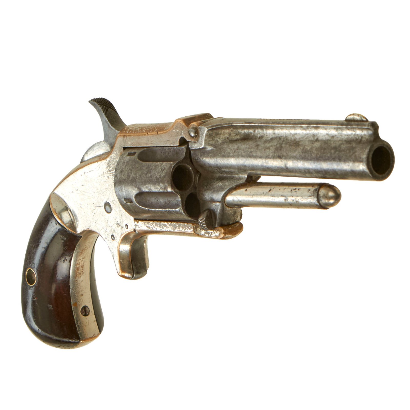 Buy Original U.S. J.M. Marlin No. 32 Standard 1875 2nd Variation .32 Rimfire Revolver - Matching Serial 4460 | Original Firearms Antique For Sale