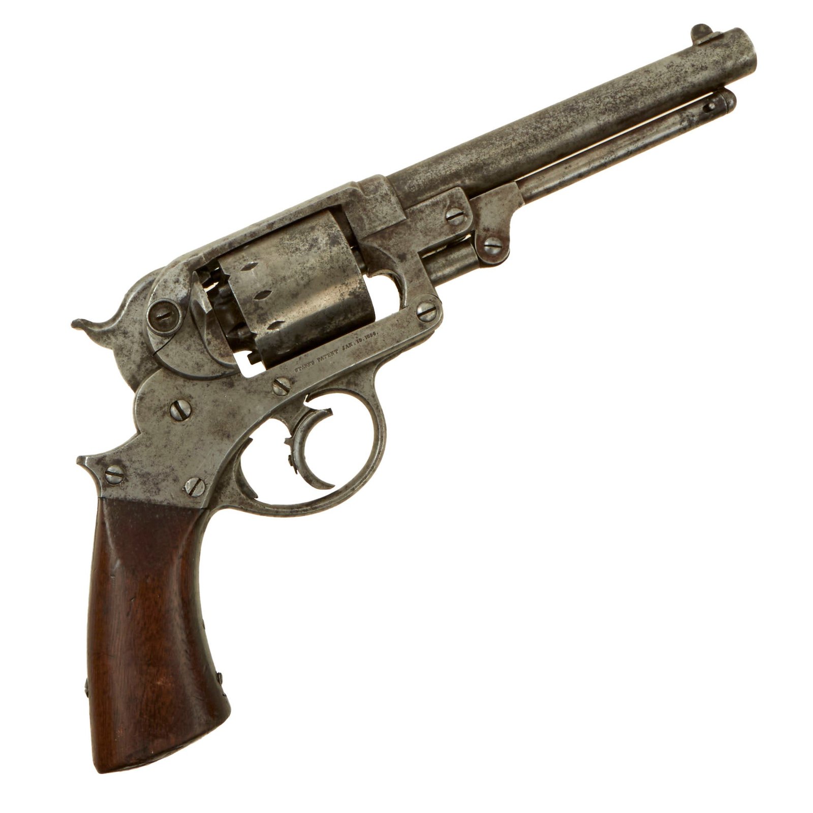 Buy Original U.S. Civil War Starr Arms M1858 .44 Double Action Army Percussion Revolver - Matching Serial 15379 | Original Firearms Antique For Sale